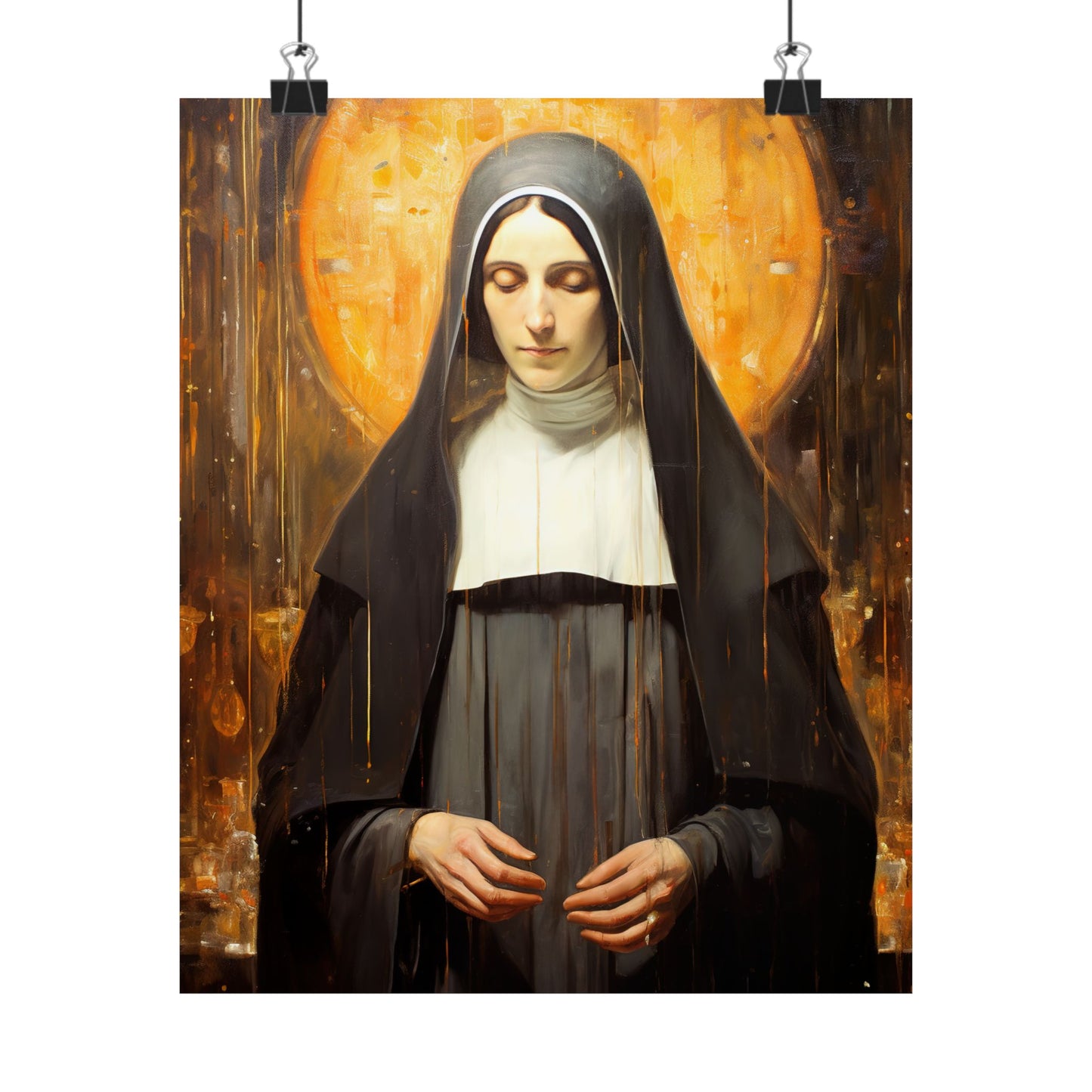 Saint Alice Print - Sanctified Souls Print - Multiple Sizes - Premium Matte Vertical Posters