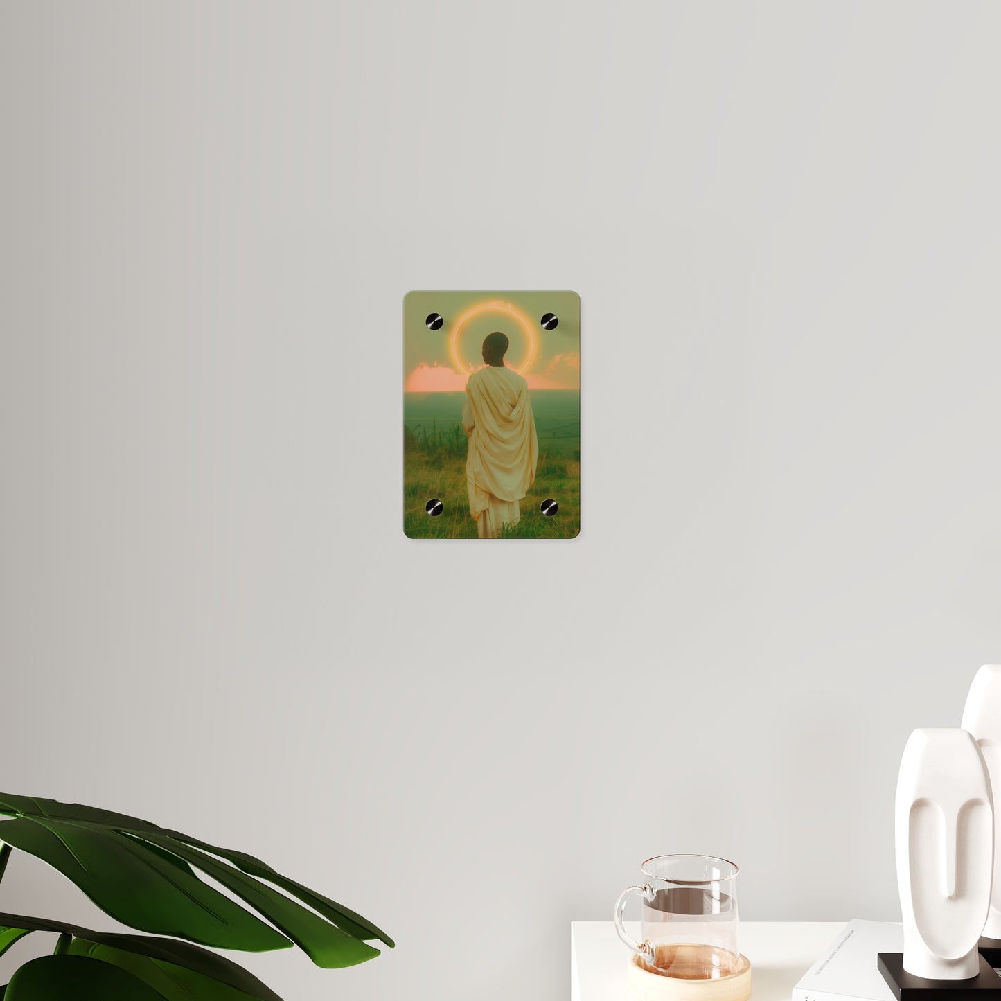 Saint Charles Lwanga Wall Art Panel - Ready to Hang Acrylic Print - Catholic Saint Art - Patron Saint Print - No Frame needed
