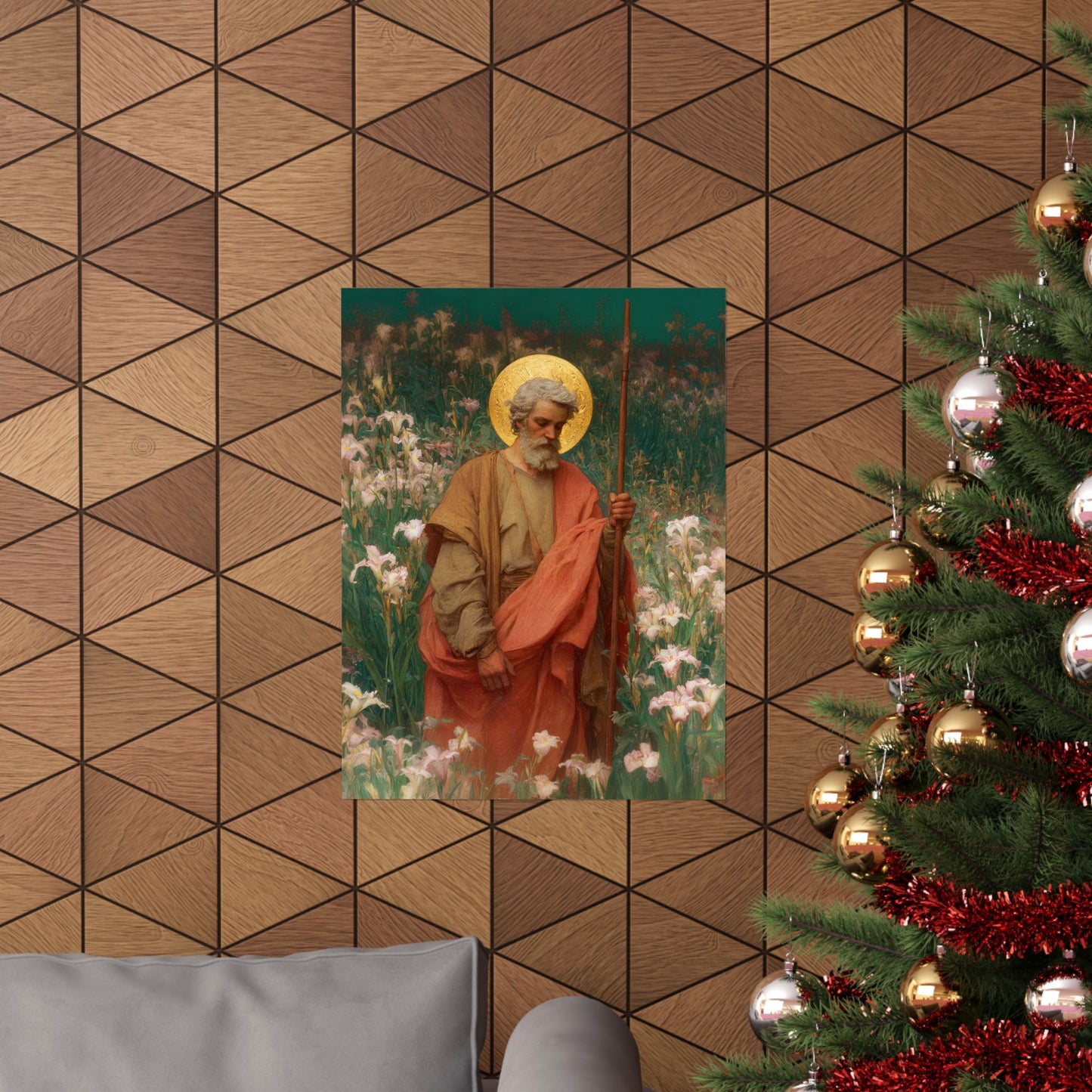 Saint James the Lesser  - Sanctified Souls Print - Multiple Sizes - Premium Posters - Catholic Art - Christian Home Decor Artwork