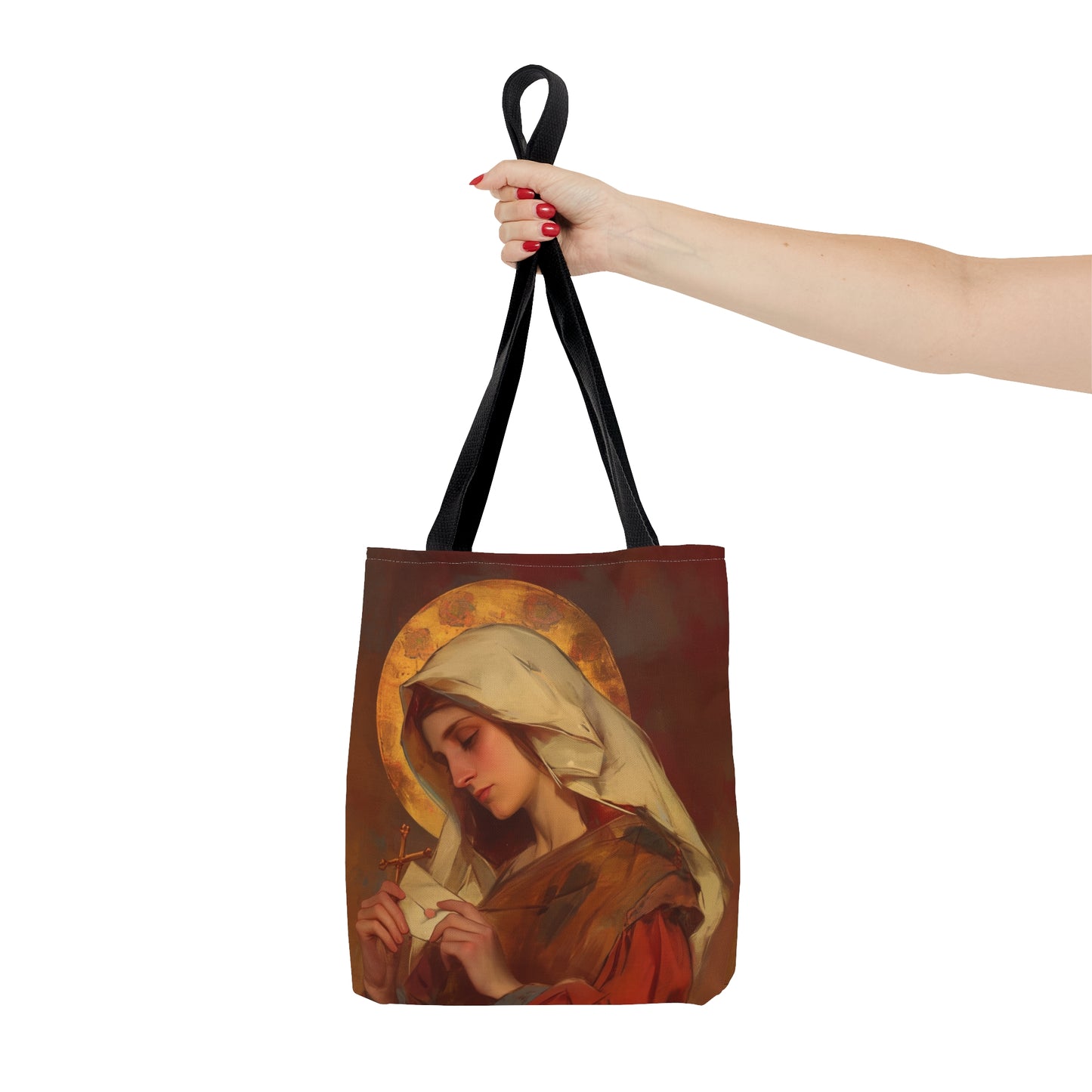 Saint Phoebe Tote Bag - Large Medium Small Faith Art Bag - Catholic Faith Purse - Religious - Prayer Bag - Devotional Purse