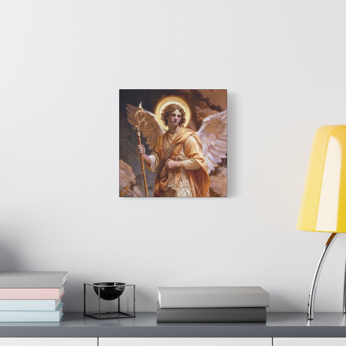 Saint Raphael the Archangel - Gallery Wrapped Canvas - Print - Religious Art for your Home - Catholic