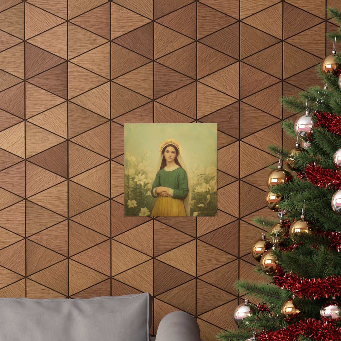 Saint Maria Goretti - Sanctified Souls Print - Multiple Sizes - Premium Matte Vertical Posters - Patron Saint Art