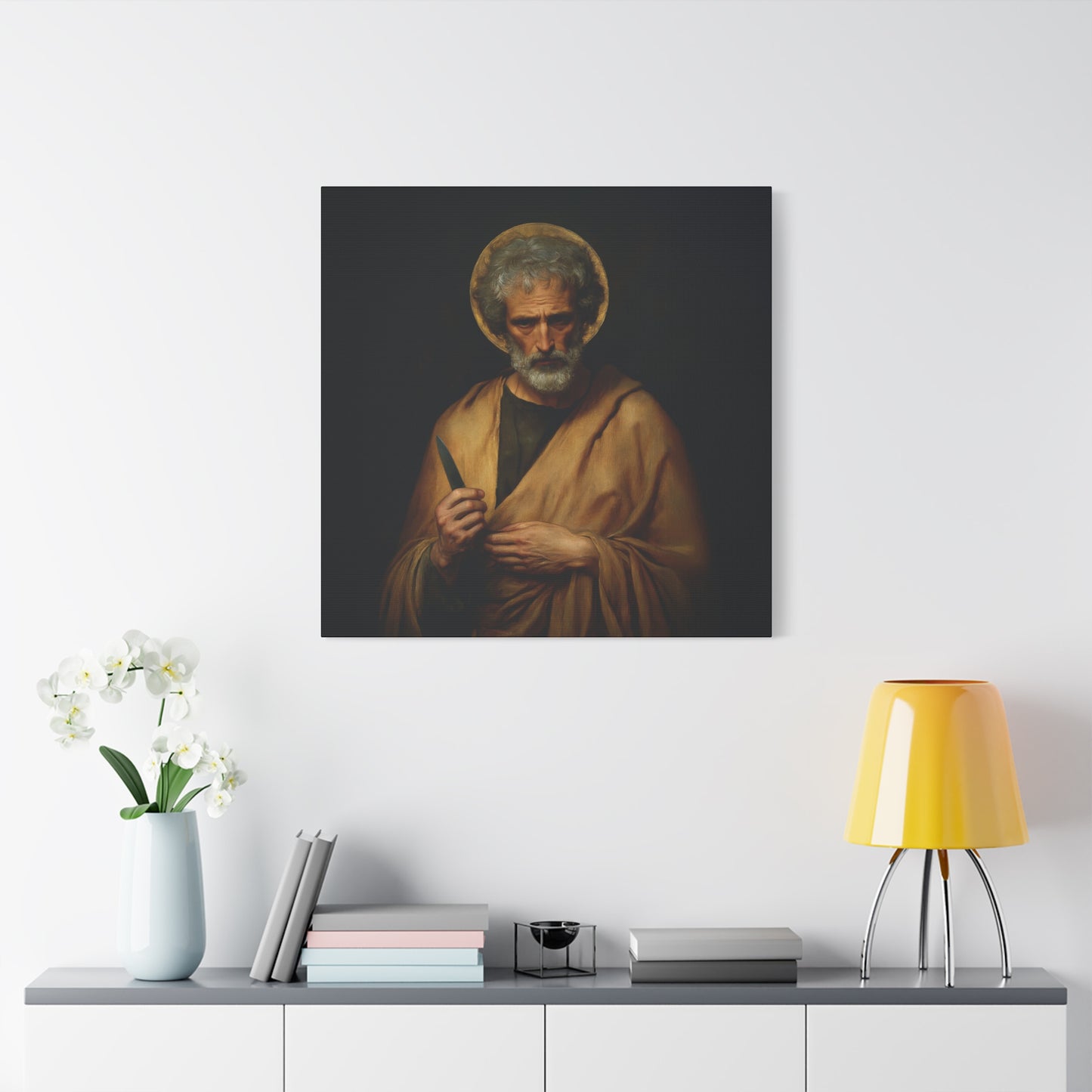 Saint Bartholomew the Apostle  - Gallery Wrapped Canvas - Print - Religious Art for your Home - Catholic