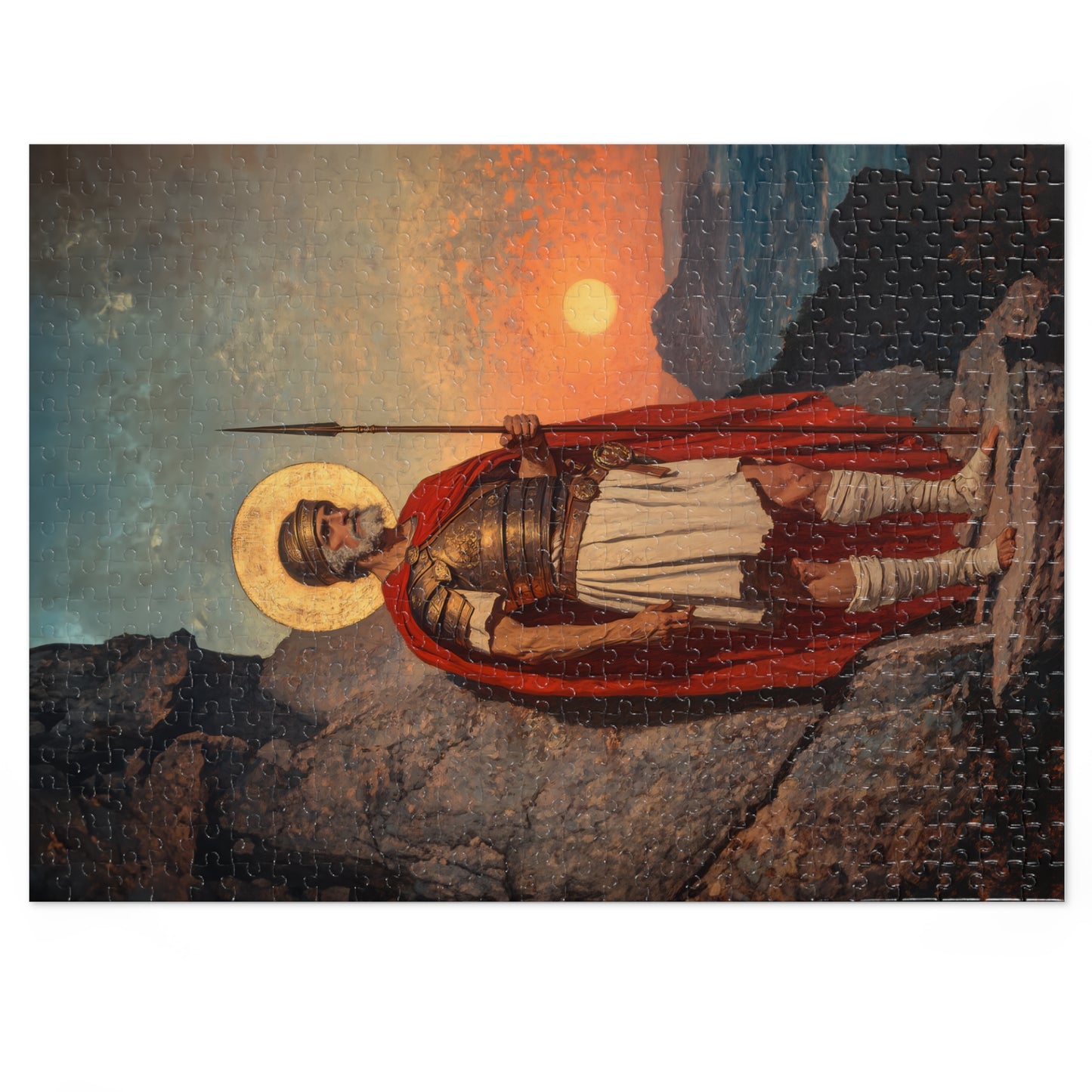 Saint Andrew the Tribune - Puzzle and Keepsake Tin - Religious (30, 110, 252, 500,1000) - Religious Puzzle - Gifts for Catholic Families