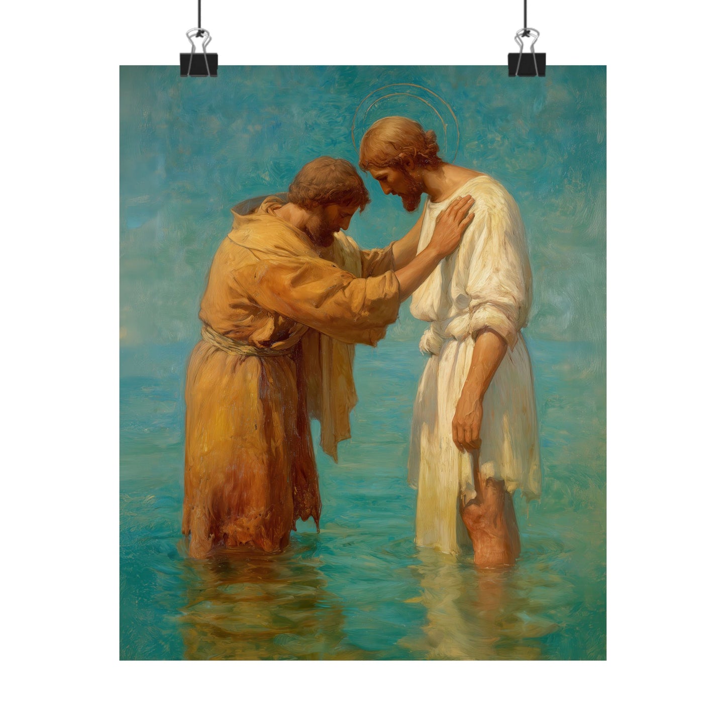 Saint John the Baptist, Servant of the Dawn - Sanctified Souls Print - Multiple Sizes - Premium Matte Vertical Posters