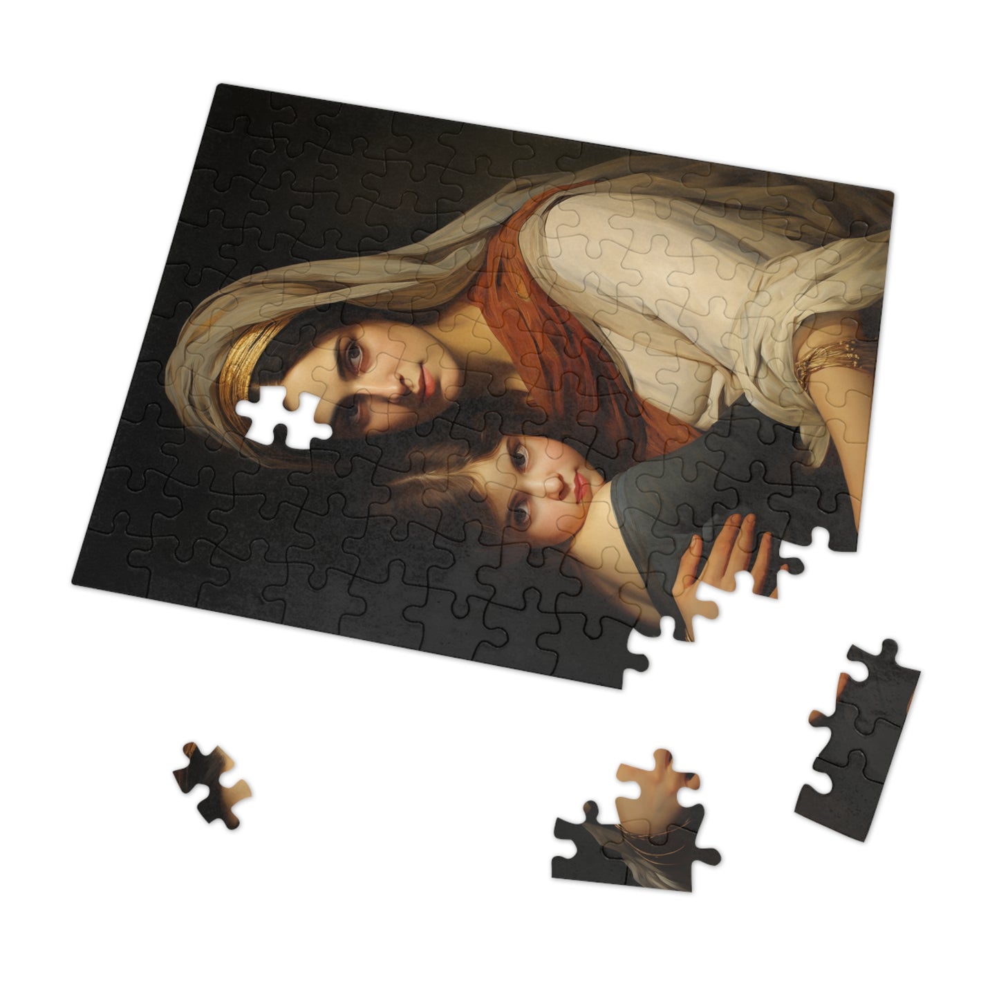 Saint Anne mother to Mary the Blessed Virgin - Puzzle and Keepsake Tin - Jigsaw Puzzle (30, 110, 252, 500,1000-Piece) - Religious Puzzle