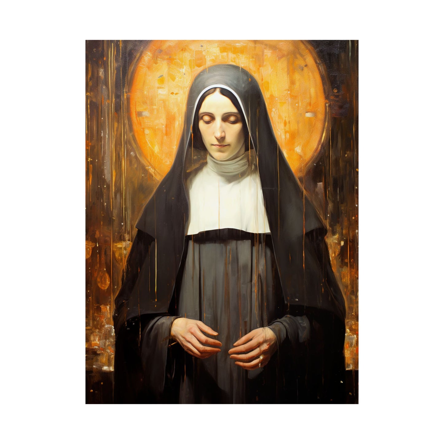 Saint Alice Print - Sanctified Souls Print - Multiple Sizes - Premium Matte Vertical Posters