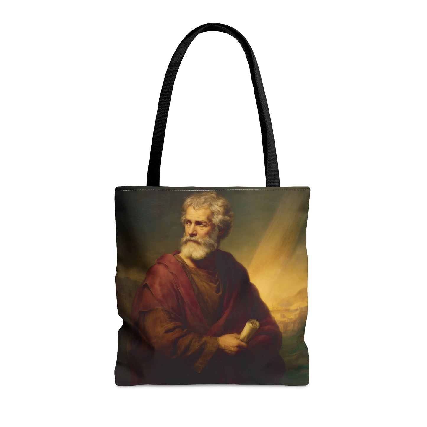 Saint Philip the Apostle Tote Bag - Large Medium Small Faith Art Bag - Bible Study Faith Purse - Double Sided