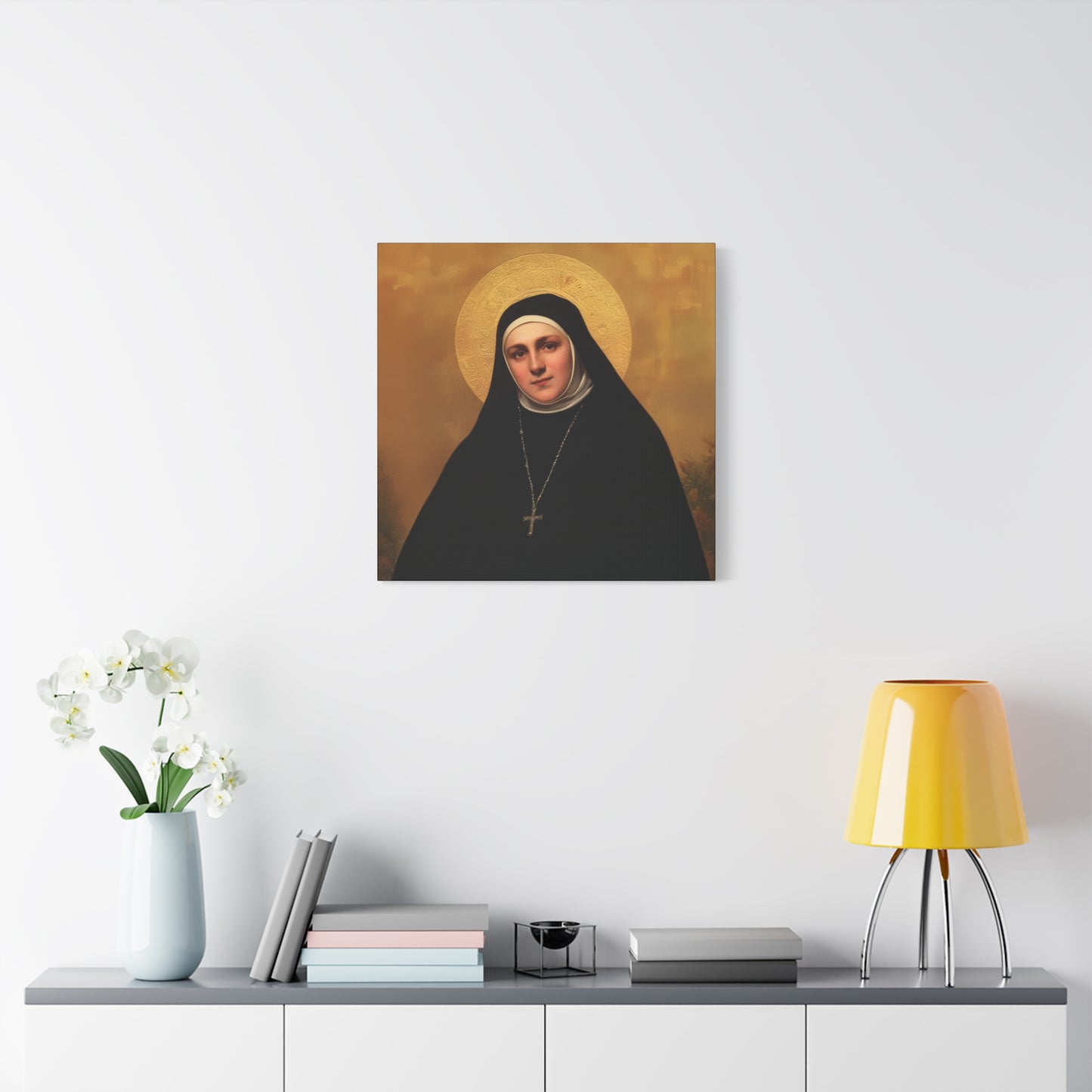 Saint Geltrude Caterina Comensoli - Gallery Wrapped Canvas - Print - Religious Art for your Home - Catholic Art