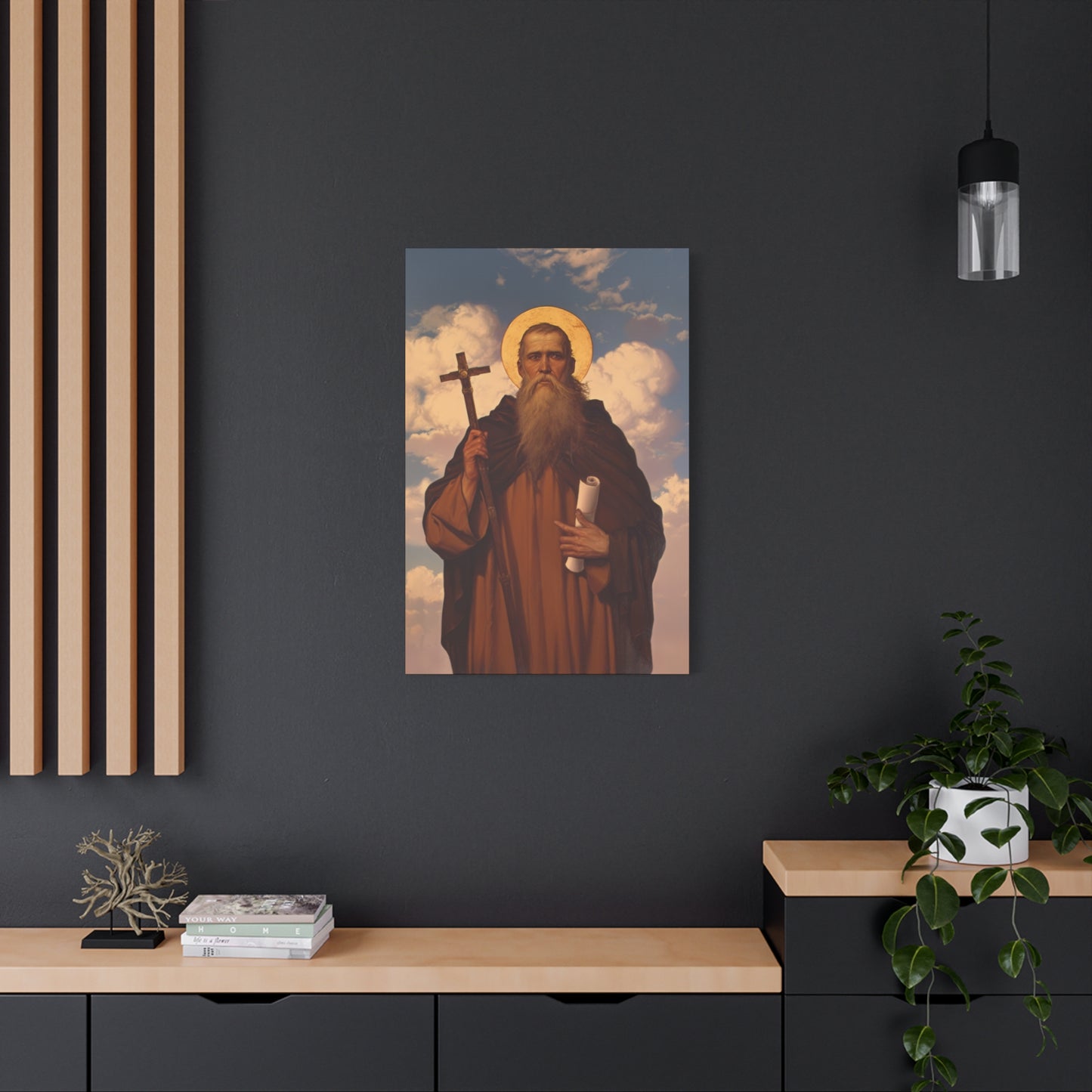 Saint Joannicus the Great / Loannikios of Mount Olympus - Gallery Wrapped Canvas - Print - Religious Art for your Home - Catholic Art Print