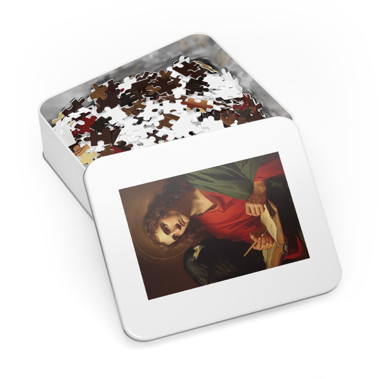 Saint John the Apostle - Puzzle and Keepsake Tin - Religious Jigsaw Puzzle (30, 110, 252, 500,1000-Piece) - Religious Puzzle