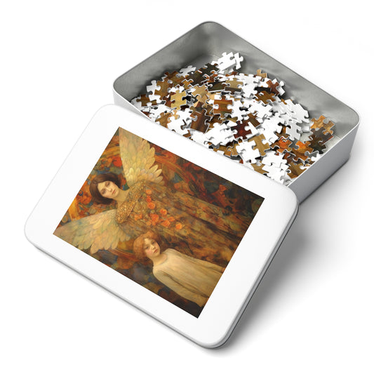 Heavens Guardians - Puzzle and Keepsake Tin - Religious Jigsaw Puzzle (30, 110, 252, 500,1000-Piece) - Religious Puzzle - Angel Art