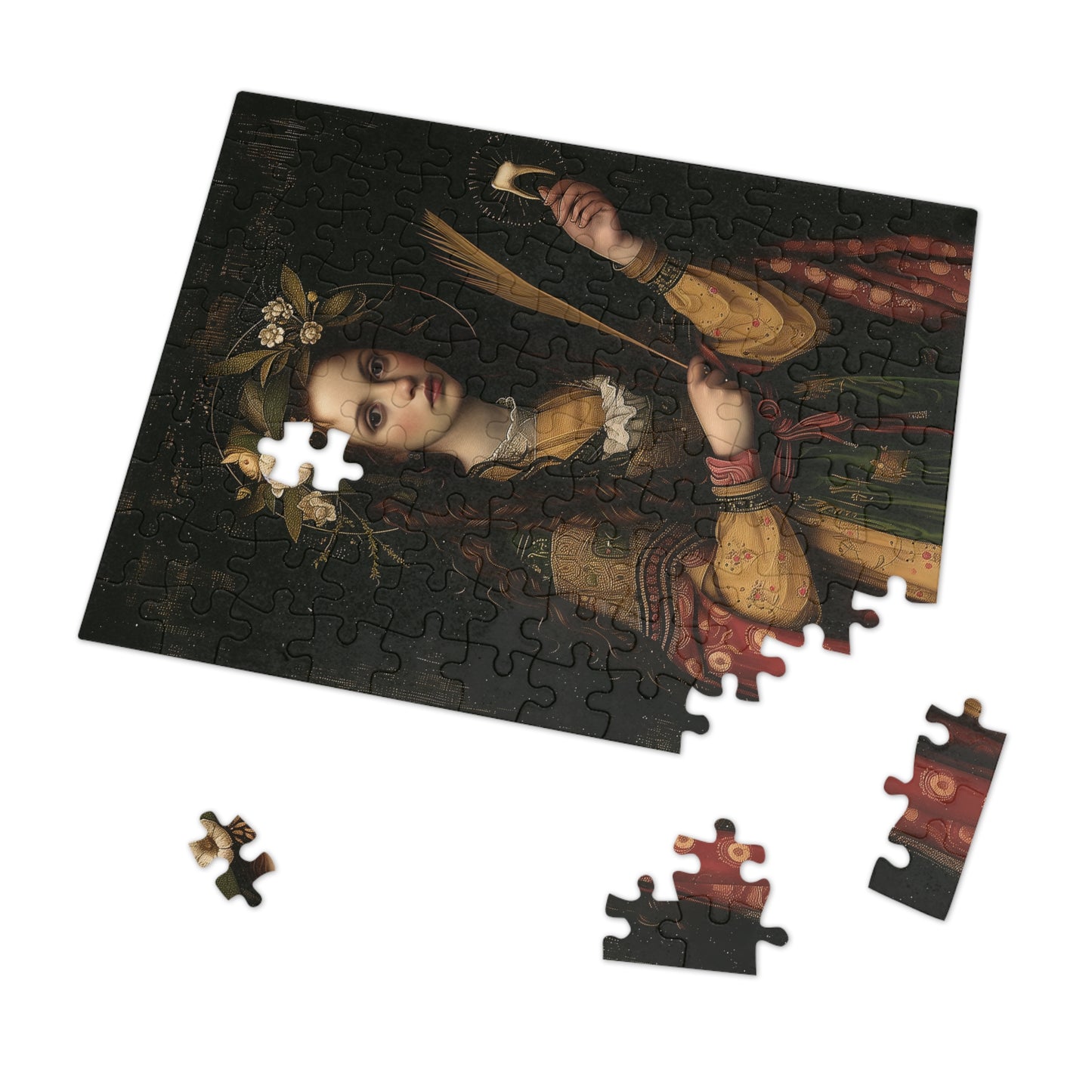 Saint Apollonia - Puzzle and Keepsake Tin - Religious (30, 110, 252, 500,1000) - Religious Catholic Puzzle Art