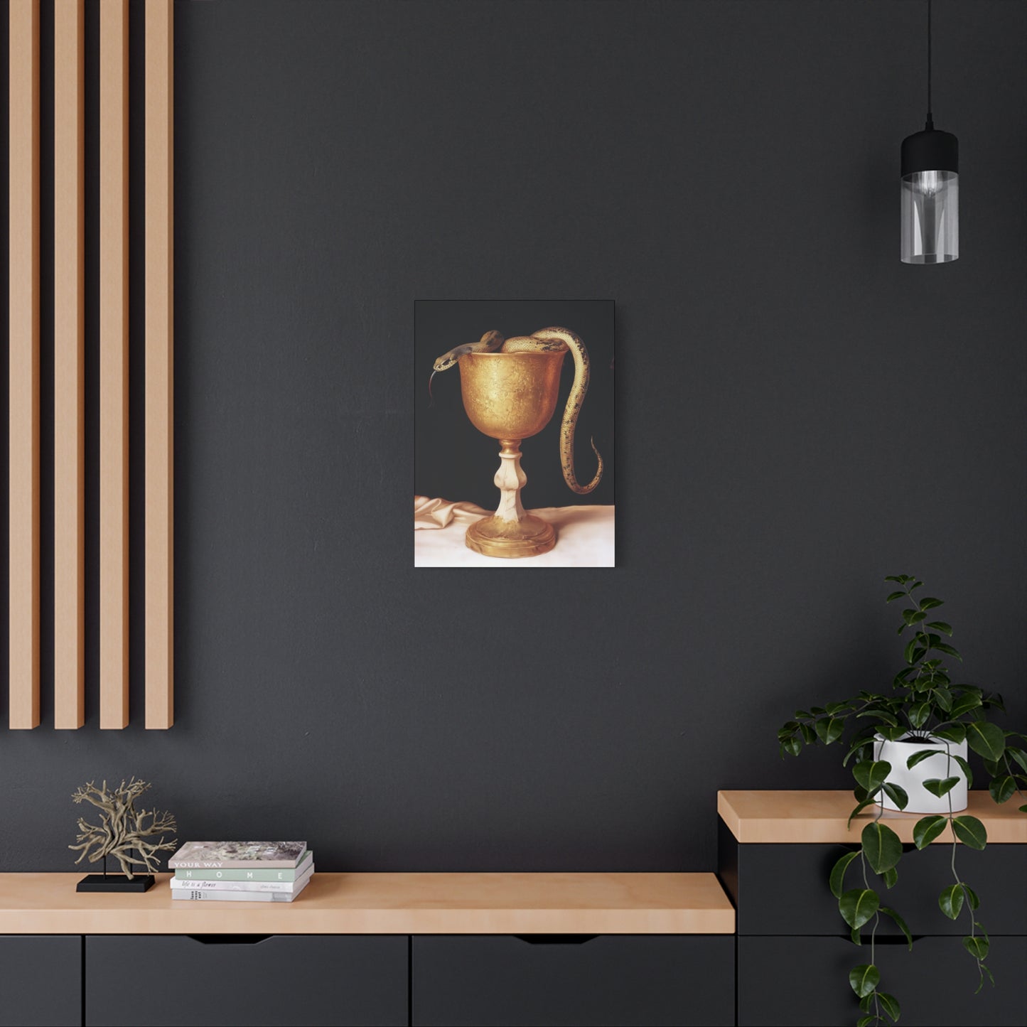 Saint John's Chalice - Gallery Wrapped Canvas - Print - Religious Art for your Home - Catholic