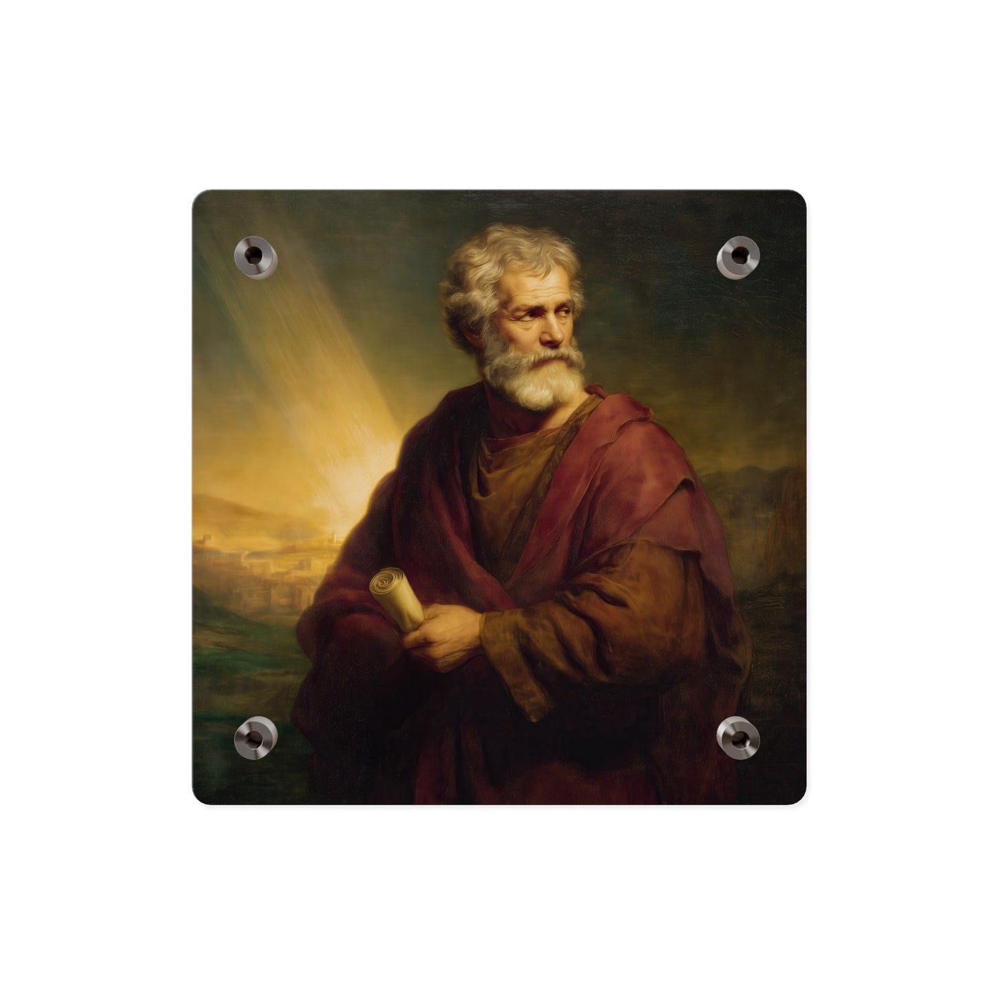 Saint Phillip Acrylic Wall Art Panel - Ready to Hang Acrylic Print - Patron Saint Art - Catholic Saint Art