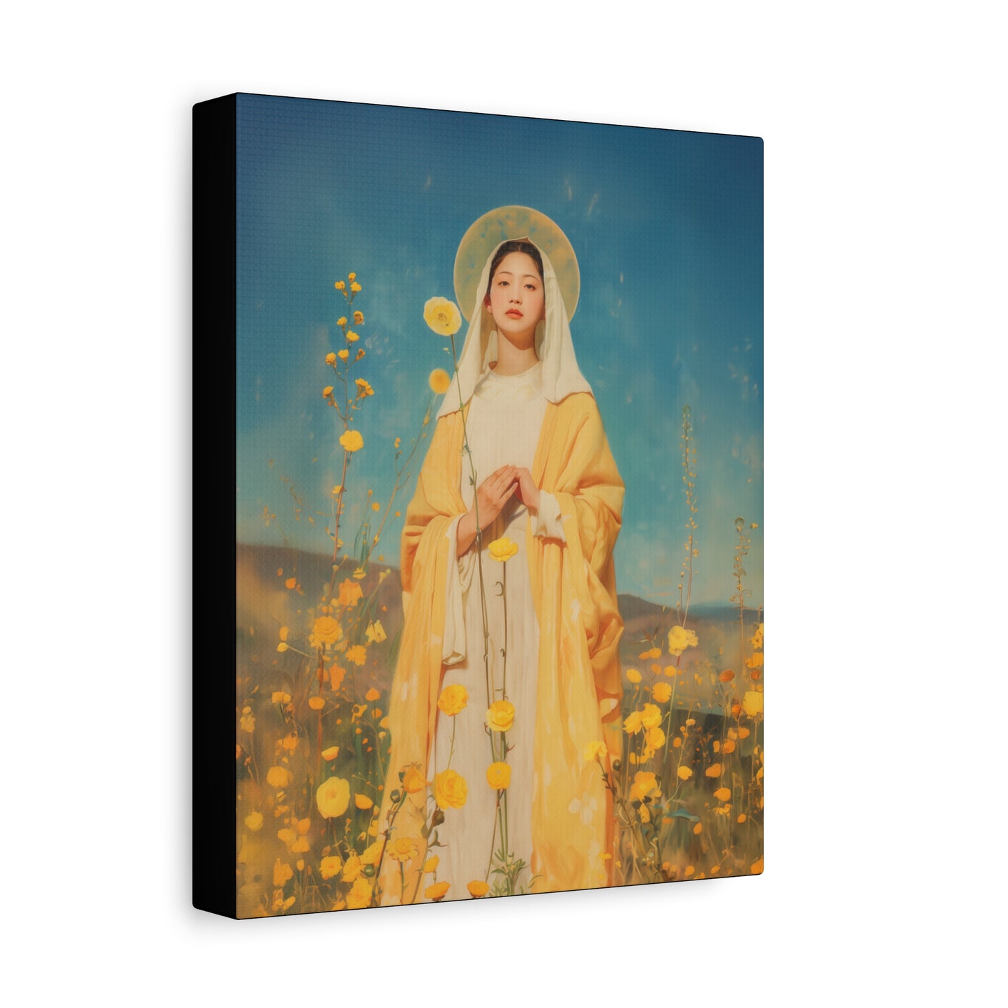 Saint Agatha Lin - Gallery Wrapped Canvas - Print - Religious Art for your Home - Catholic Art