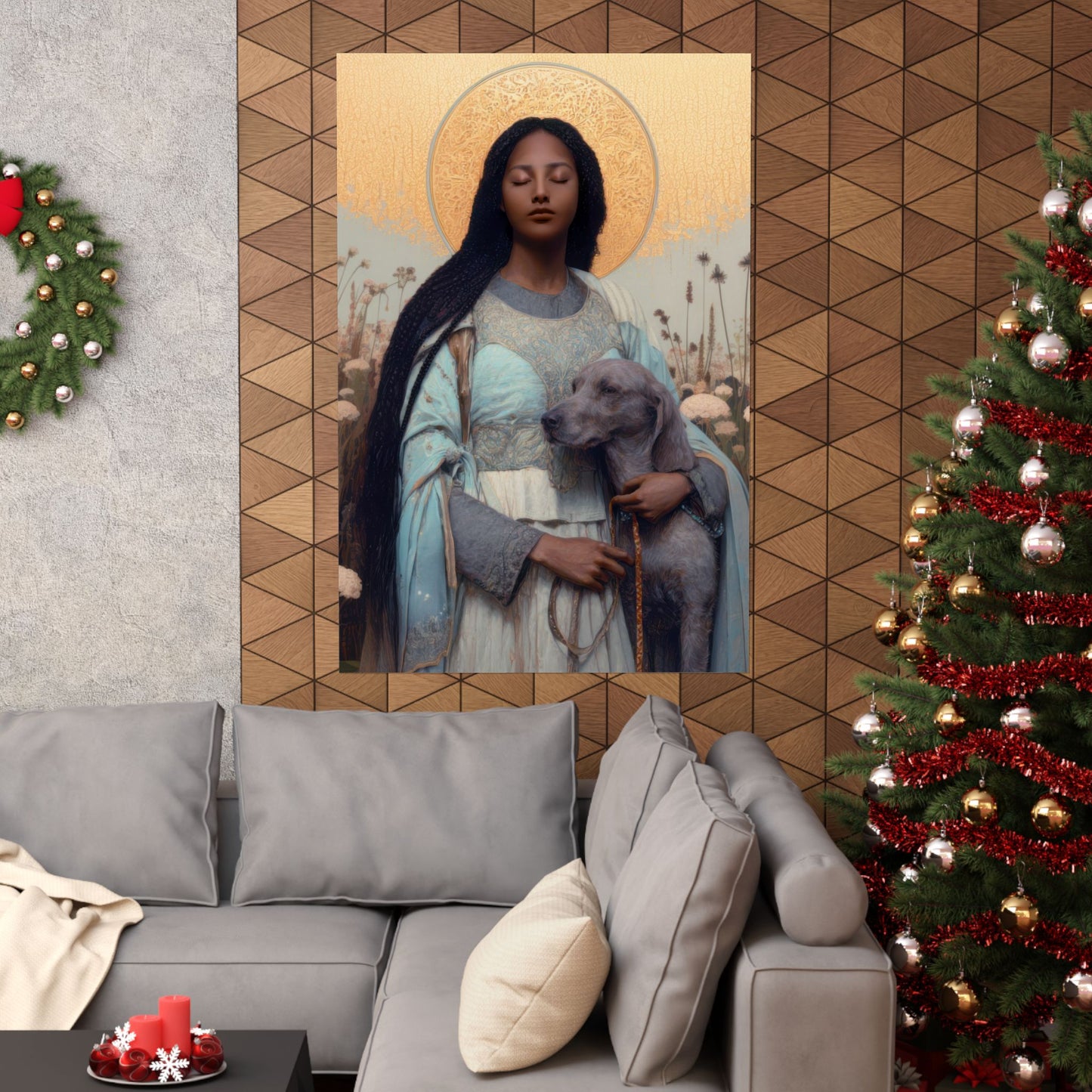 Saint Quiteria - Sanctified Souls Print - Multiple Sizes - Premium Matte Vertical Posters