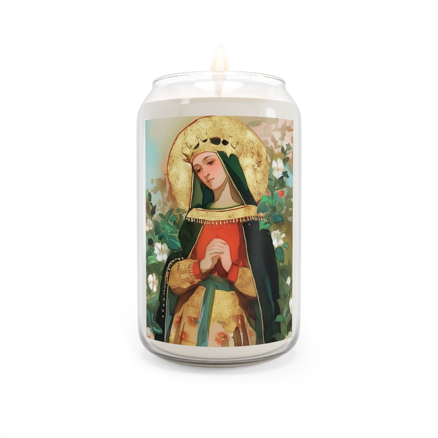 Saint Matilda of Germany Candle  - Scented Prayer Candle, 13.75oz - Tall Size - Religious Prayer Candle - Catholic Art