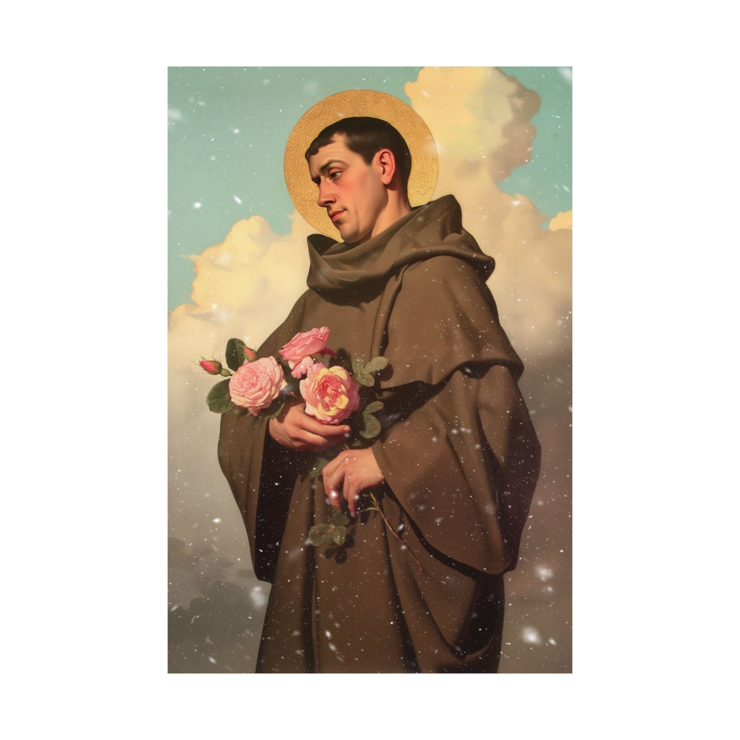 Saint Didacus of Alcala - Sanctified Souls Print - Multiple Sizes - Premium Matte Vertical Posters
