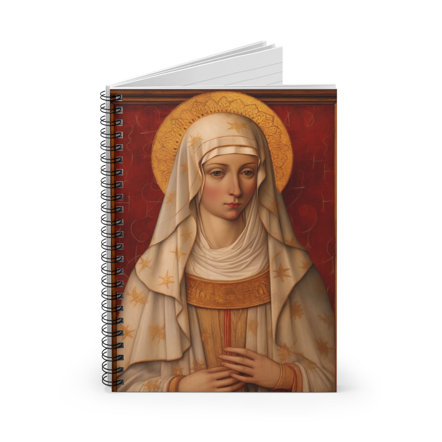 Saint Isidora - The Fool for Christ Spiral Journal - Sanctified Souls Art - Religious Based Notebook - Spiral Notebook - Prayer Journal