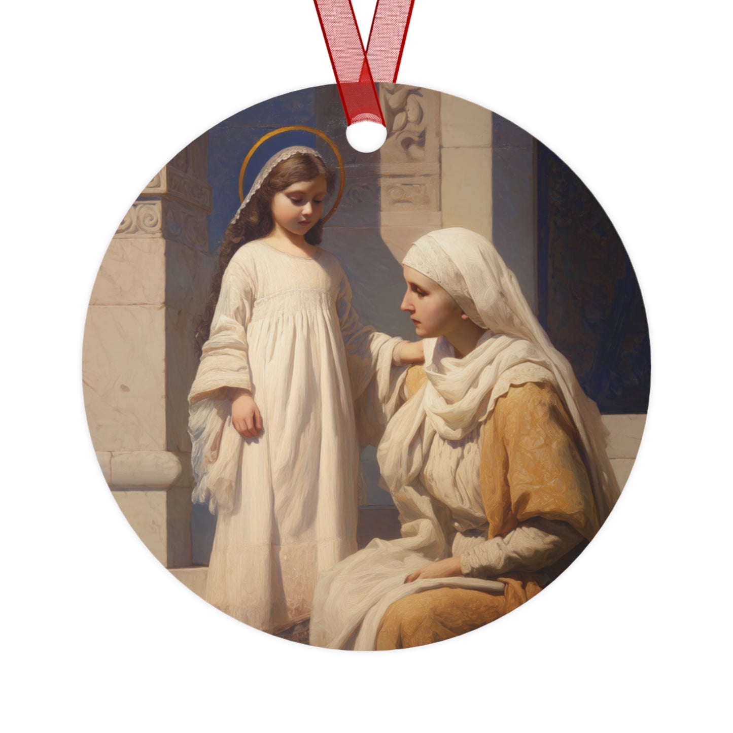 The Feast of the Presentation of the Blessed Mary - Ornament - Religious Holiday Christmas Ornament and Keepsake - Double sided