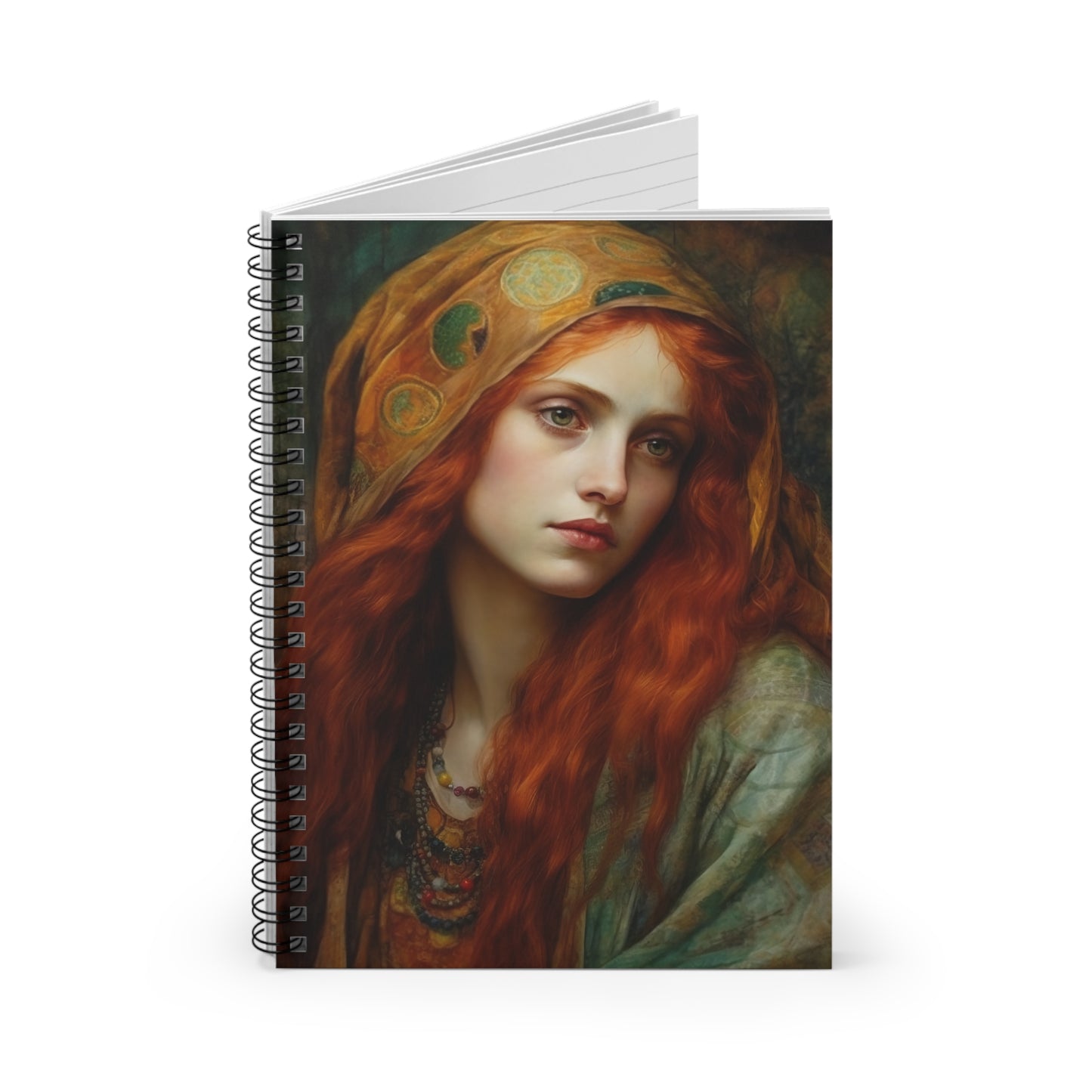 Mary Magdalene's Inner Peace Journal - Sanctified Souls Art - Religious Based Notebook - Spiral Notebook - Ruled Line