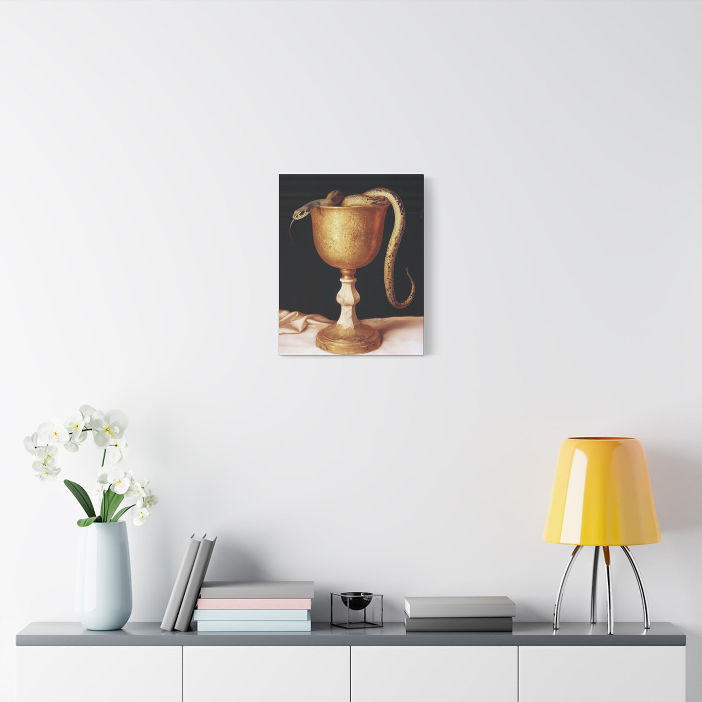 Saint John's Chalice - Gallery Wrapped Canvas - Print - Religious Art for your Home - Catholic