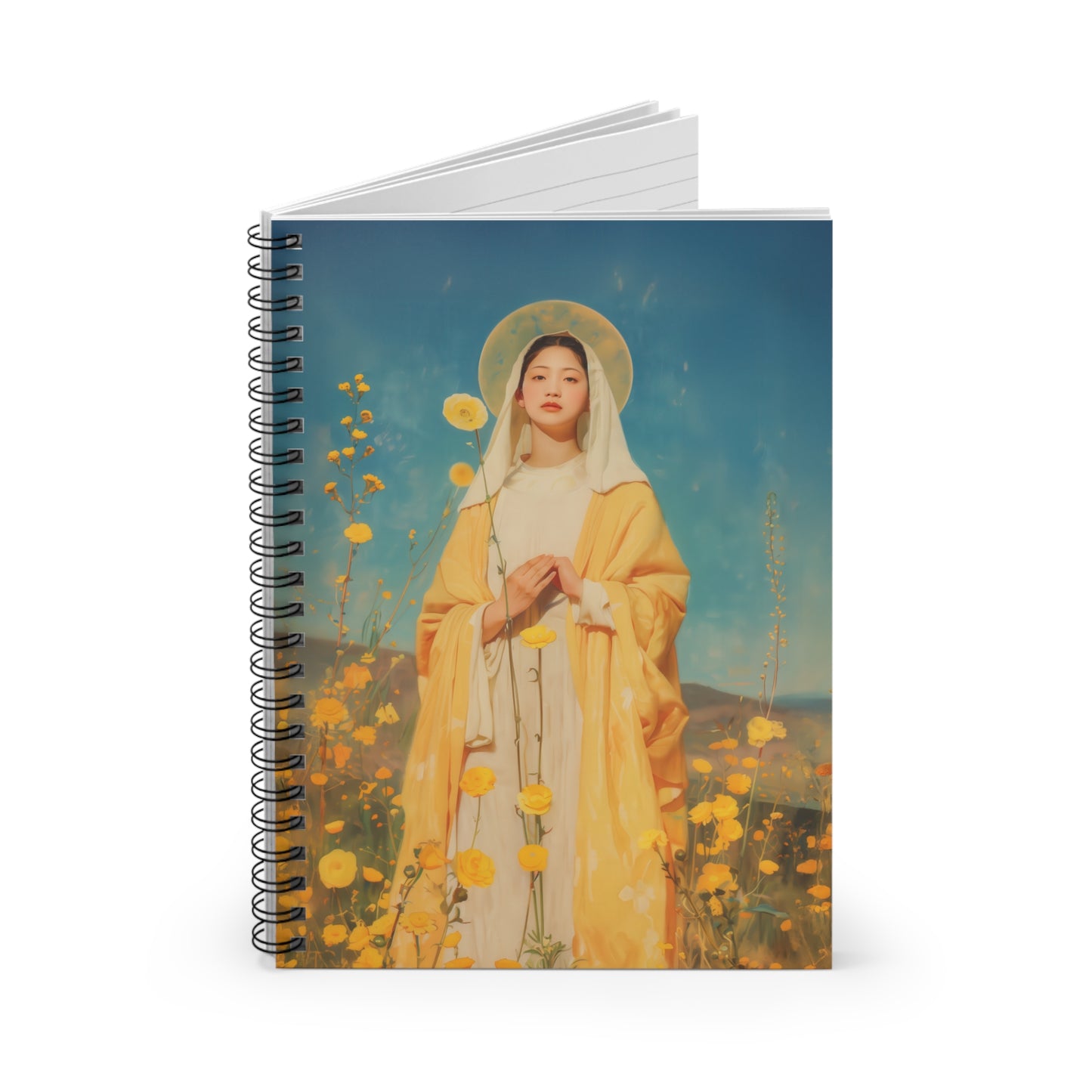 Saint Agatha Lin - Sanctified Souls Art - Religious Based Notebook - Spiral Notebook