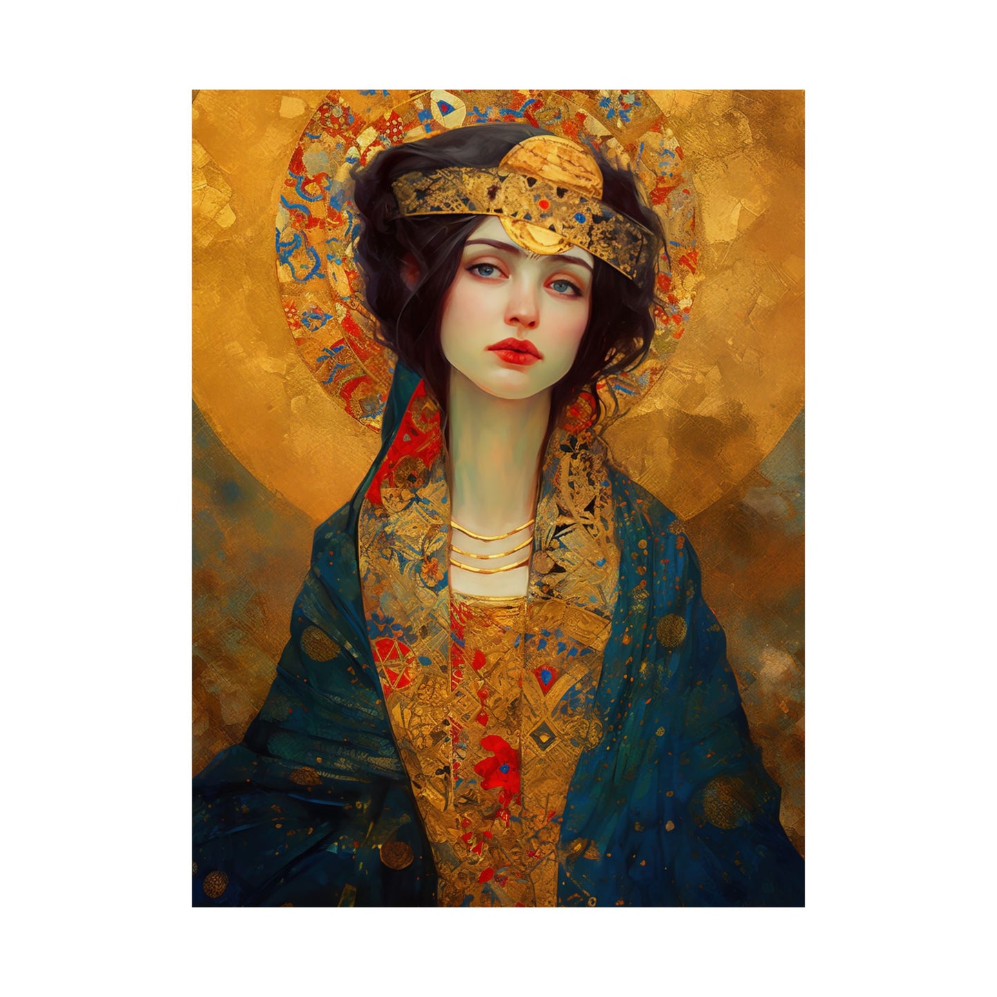 Saint Helena - Sanctified Souls Print - Multiple Sizes - Premium Matte Vertical Posters