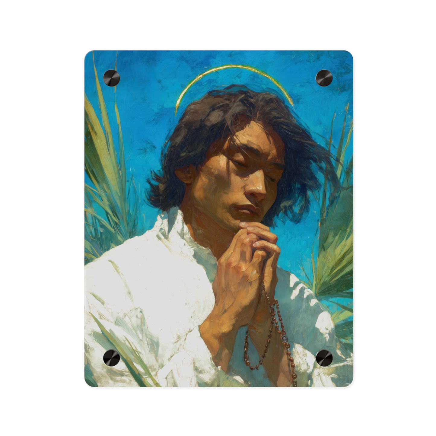 Saint Lorenzo Ruiz Wall Art Panel - Ready to Hang Acrylic Print - Catholic Saint Art - Patron Saint Print - Martyr Art