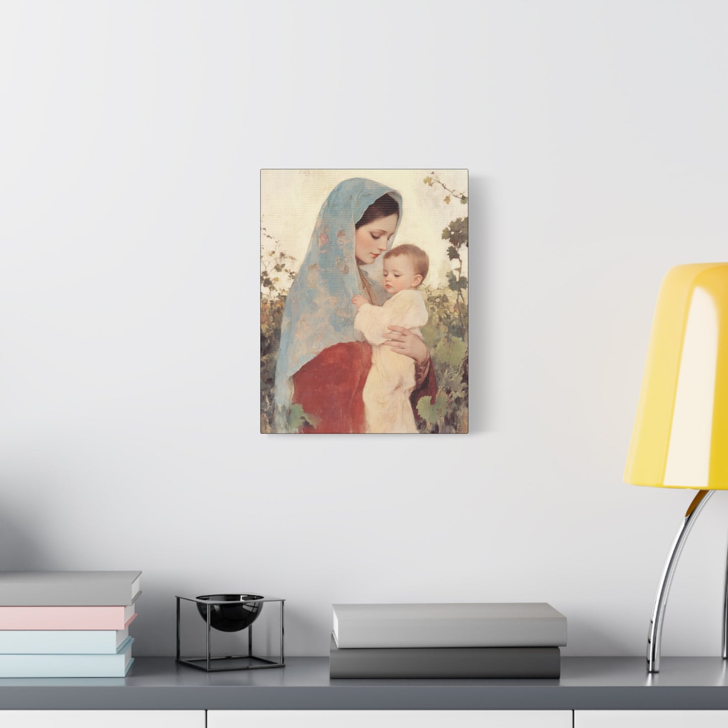 Our Lady of the Grapes / Out Lady of the Harvest - Gallery Wrapped Canvas - Print - Religious Art for your Home - Catholic Art