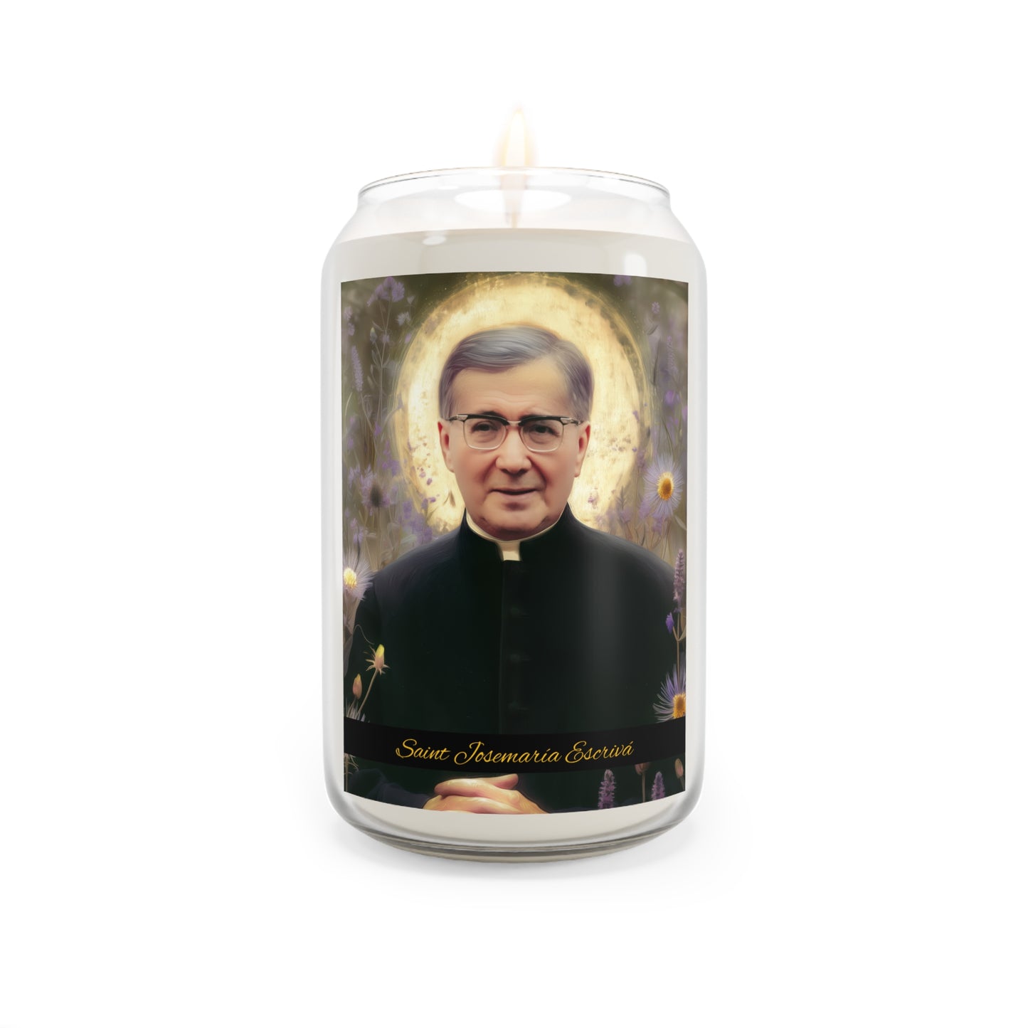 Saint Josemaría Escrivá - Scented Prayer Candle, 13.75oz - Tall Size - Religious Prayer Candle - Catholic Home