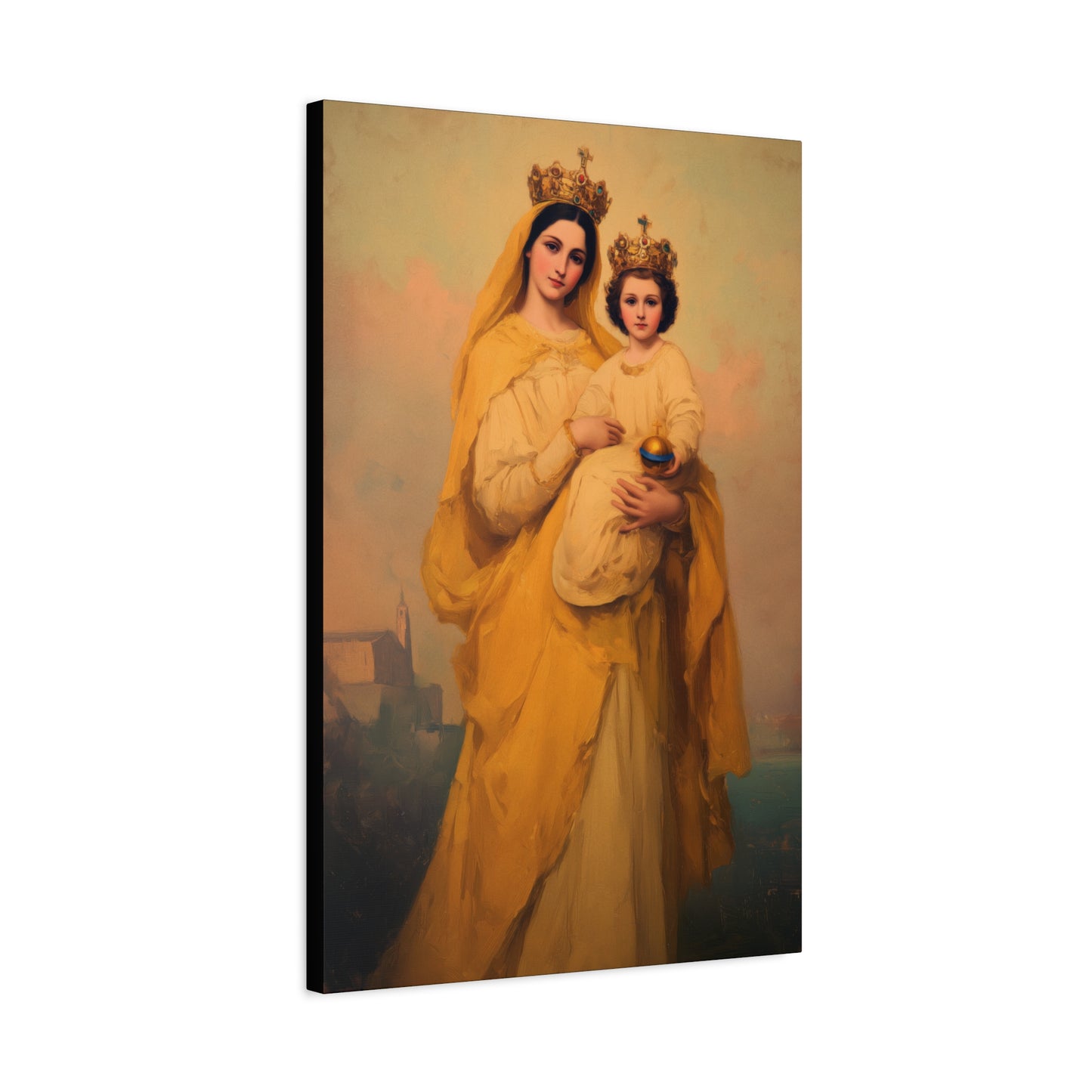 Our Lady of Prompt Succor - Gallery Wrapped Canvas - Print - Religious Art for your Home - Catholic