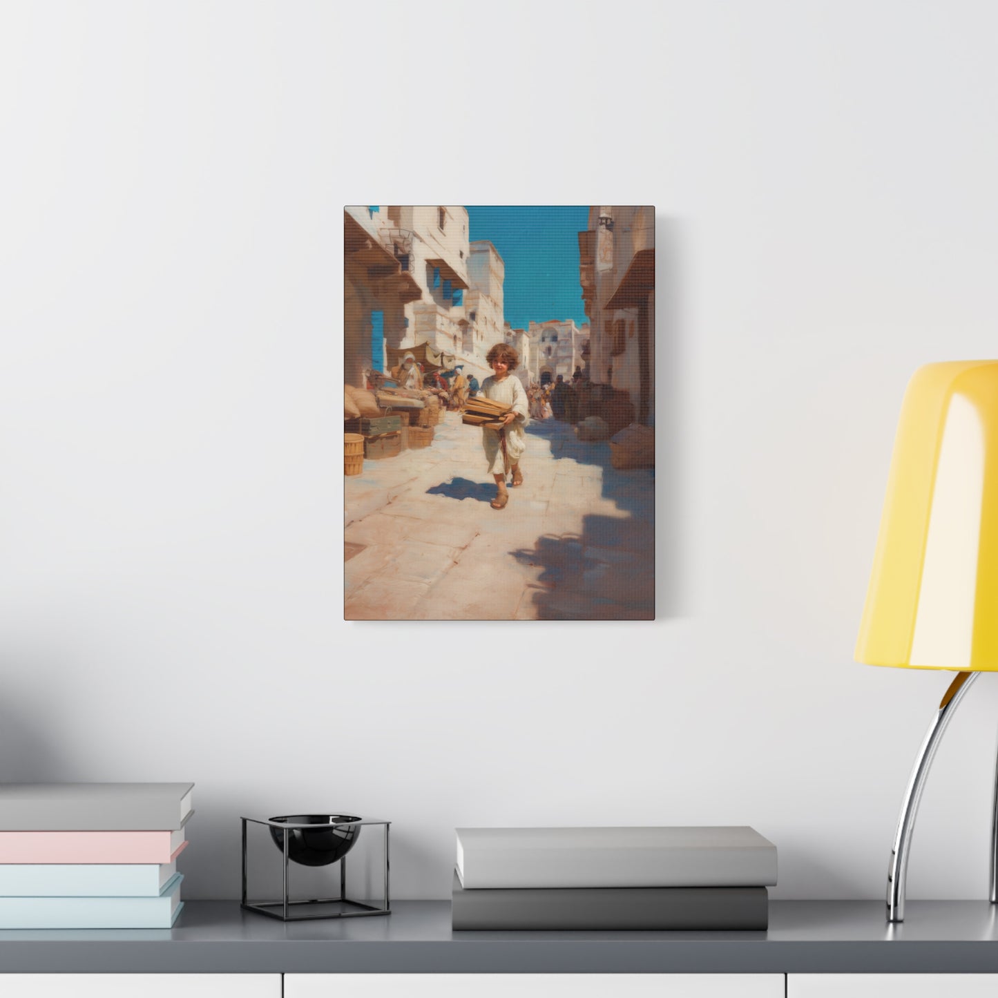 Nazareth and the Hidden Light of Christ - Gallery Wrapped Canvas - Print - Religious Art for your Home - Catholic Art