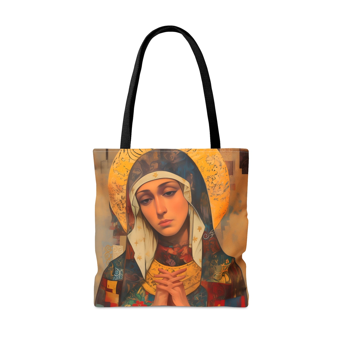 Virgin Mary - Holy Mother of Grace Tote Bag - Large Medium Small Faith Art Bag - Catholic Faith Purse - Religious Carry All