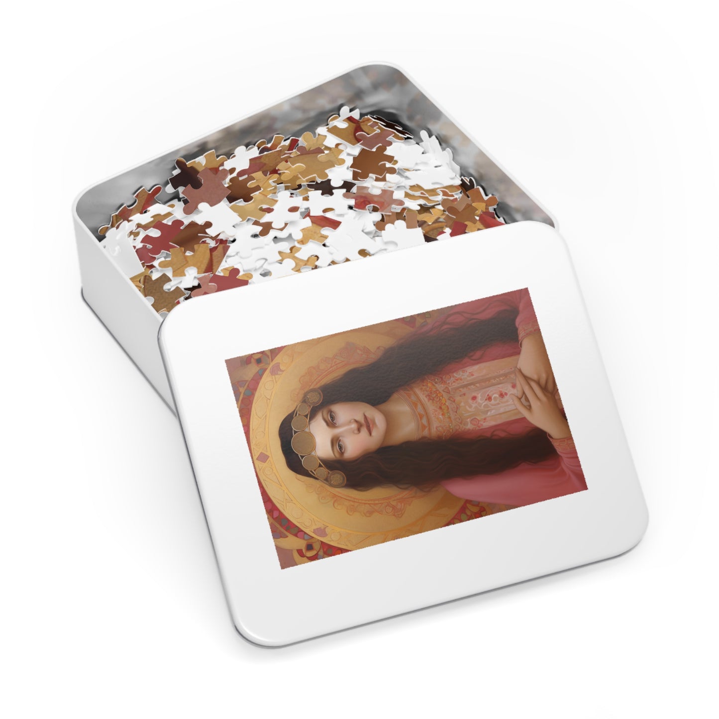 Saint Apollonia - Puzzle and Keepsake Tin - Religious Jigsaw Puzzle (30, 110, 252, 500,1000-Piece) - Religious Puzzle