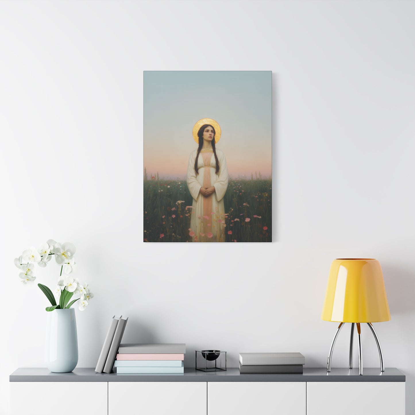 Saint Sabina-  Museum Wrapped Canvas - Sanctified Souls Print - Religious Art for your Home - Catholic Patron Saint Art