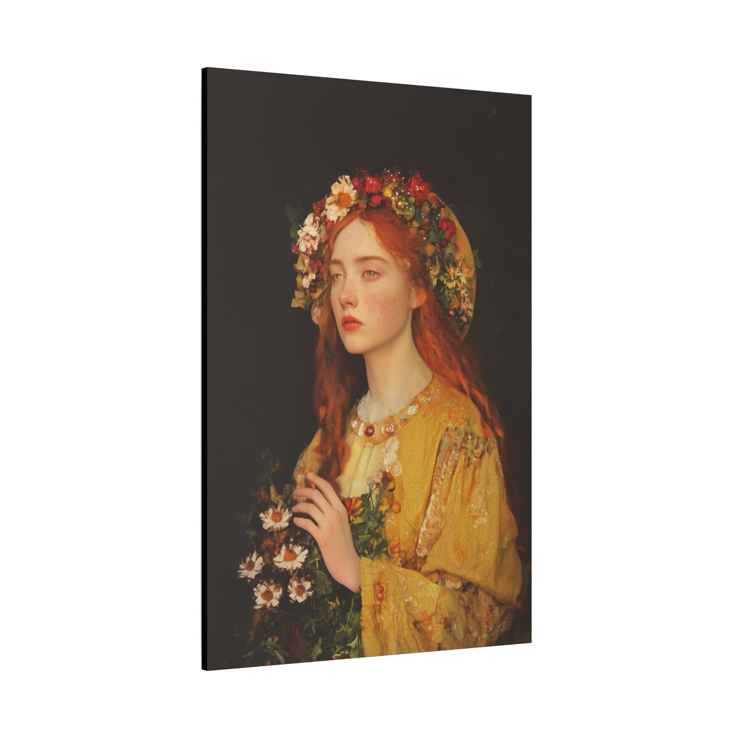Radiance of Repentance - Mary Magdalene's Renewal - Museum Wrapped Canvas - Print - Religious Art for your Home - Prayer Room - Catholic