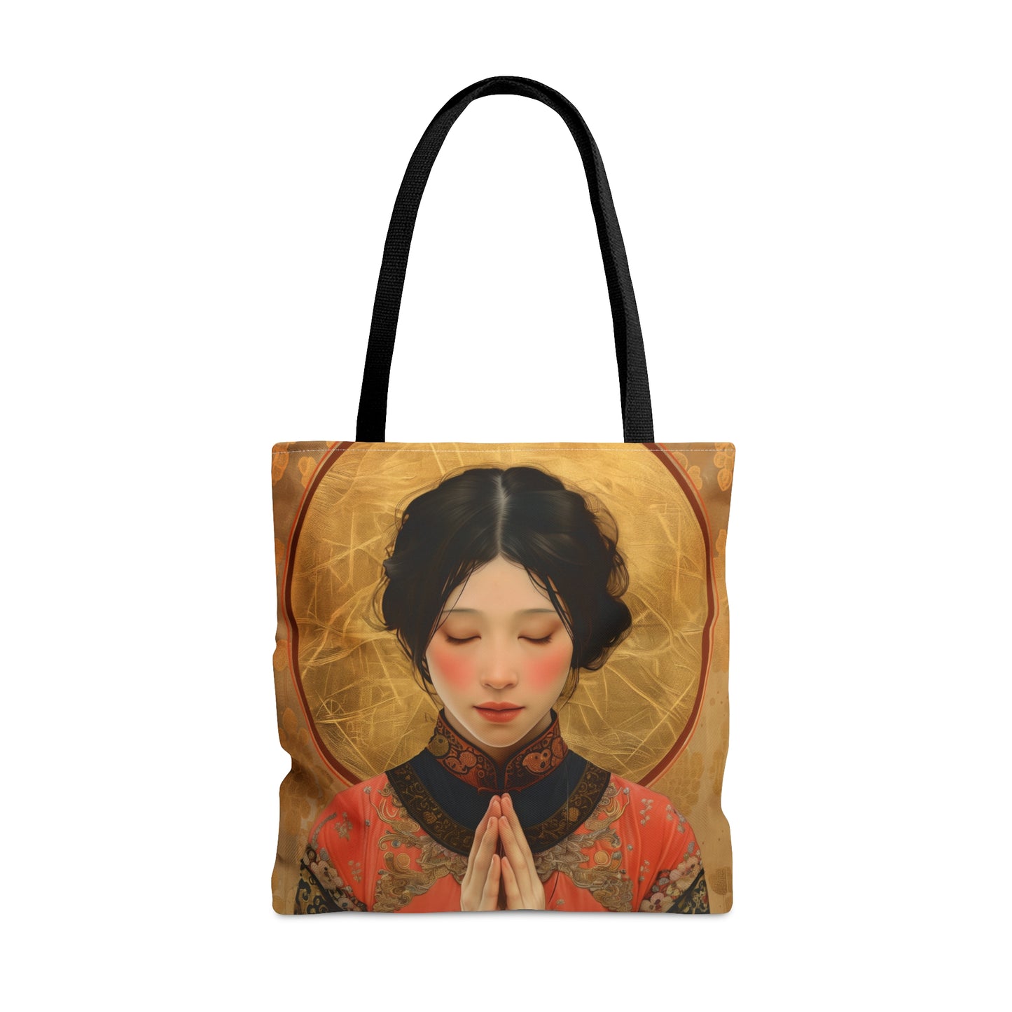 Saint Lucy Yi Zhenmei Tote Bag - Purse - Three sizes - Faith Art Bag - Catholic faith inspired carry-all purse - Double Sided