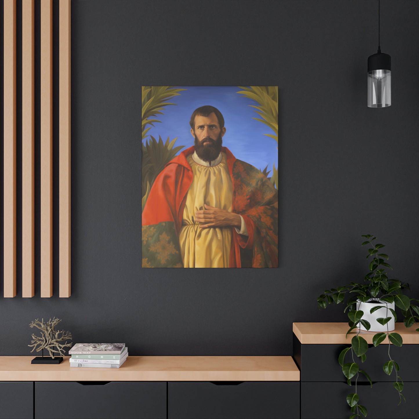 Saint Thomas the Apostle - Museum Wrapped Canvas - Sanctified Souls Print - Religious Art for your Home