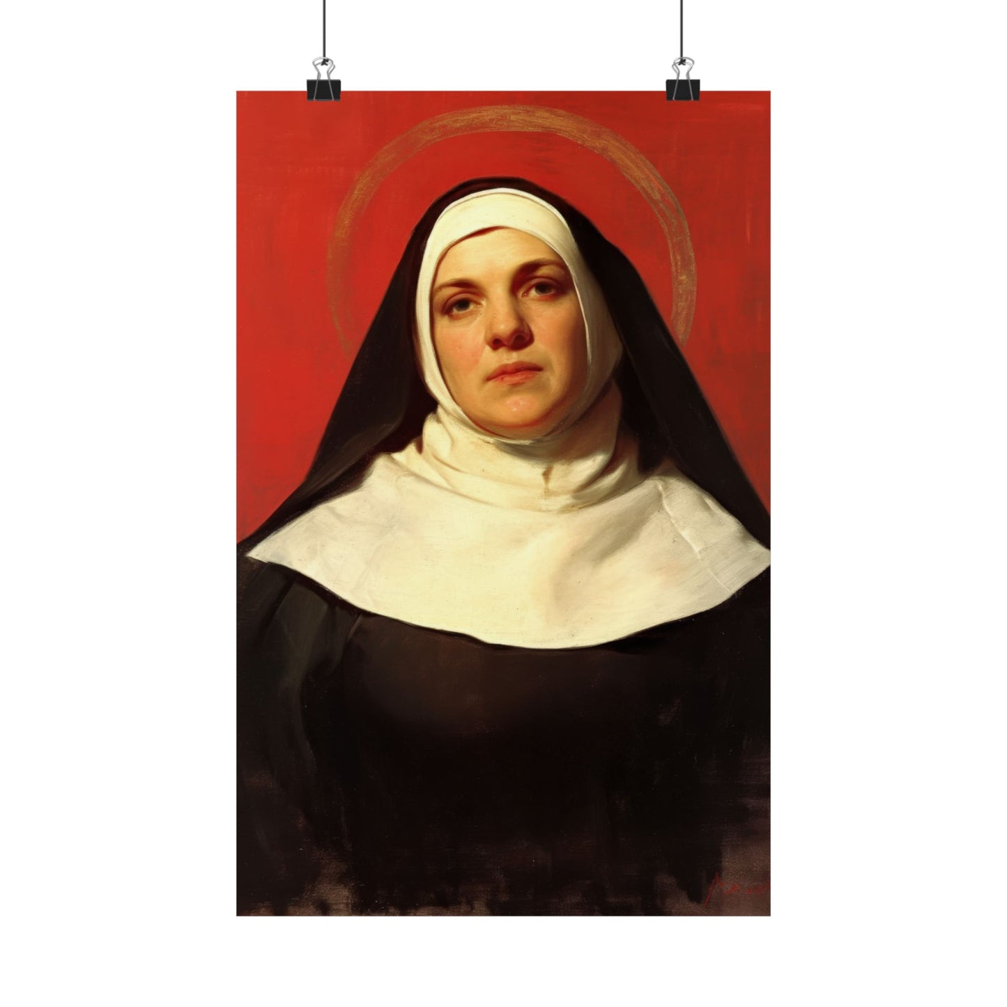 Saint Maria Giuseppa Rossello - Sanctified Souls Print - Multiple Sizes - Premium Matte Vertical Posters