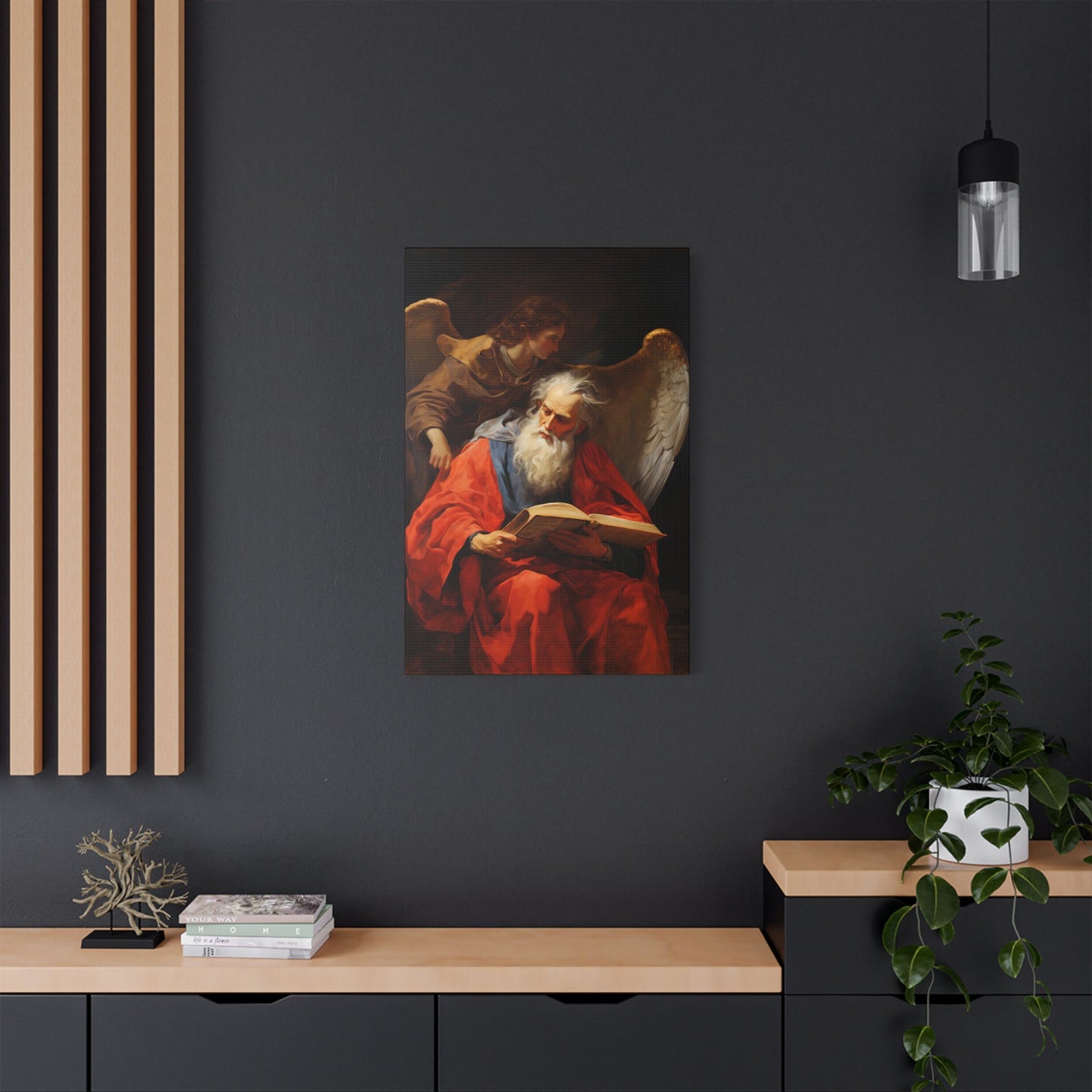 Saint Matthew the Apostle - Museum Wrapped Canvas - Sanctified Souls Print - Religious Art for your Home