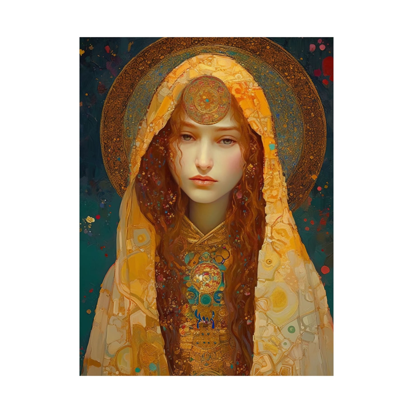 Saint Mary Magdalene Print - Sanctified Souls Print - Multiple Sizes - Premium Matte Vertical Posters