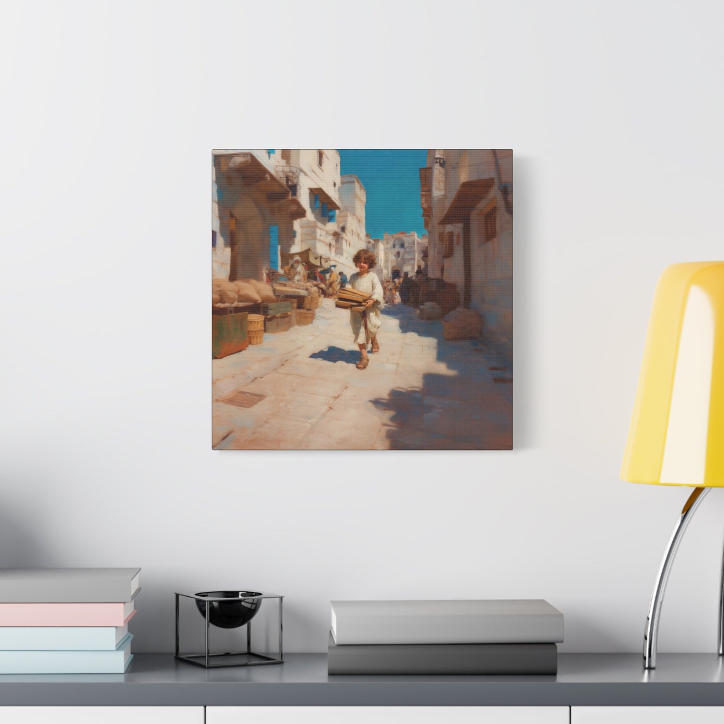 Nazareth and the Hidden Light of Christ - Gallery Wrapped Canvas - Print - Religious Art for your Home - Catholic Art