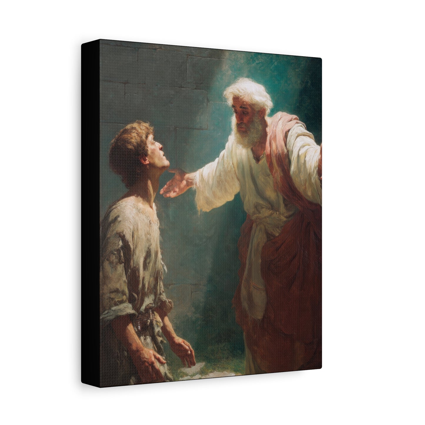 Homecoming of the Prodigal Son - Gallery Wrapped Canvas - Print - Religious Art for your Home - Catholic Art Print
