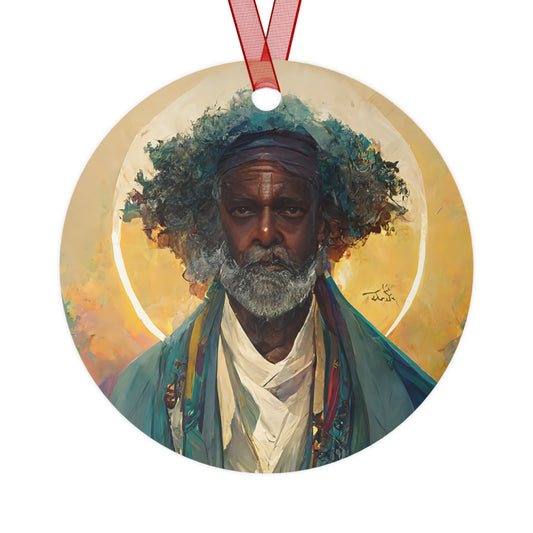 Saint Moses - Religious Holiday Christmas Ornament and Keepsake - Double sided Keepsake Religious Ornament