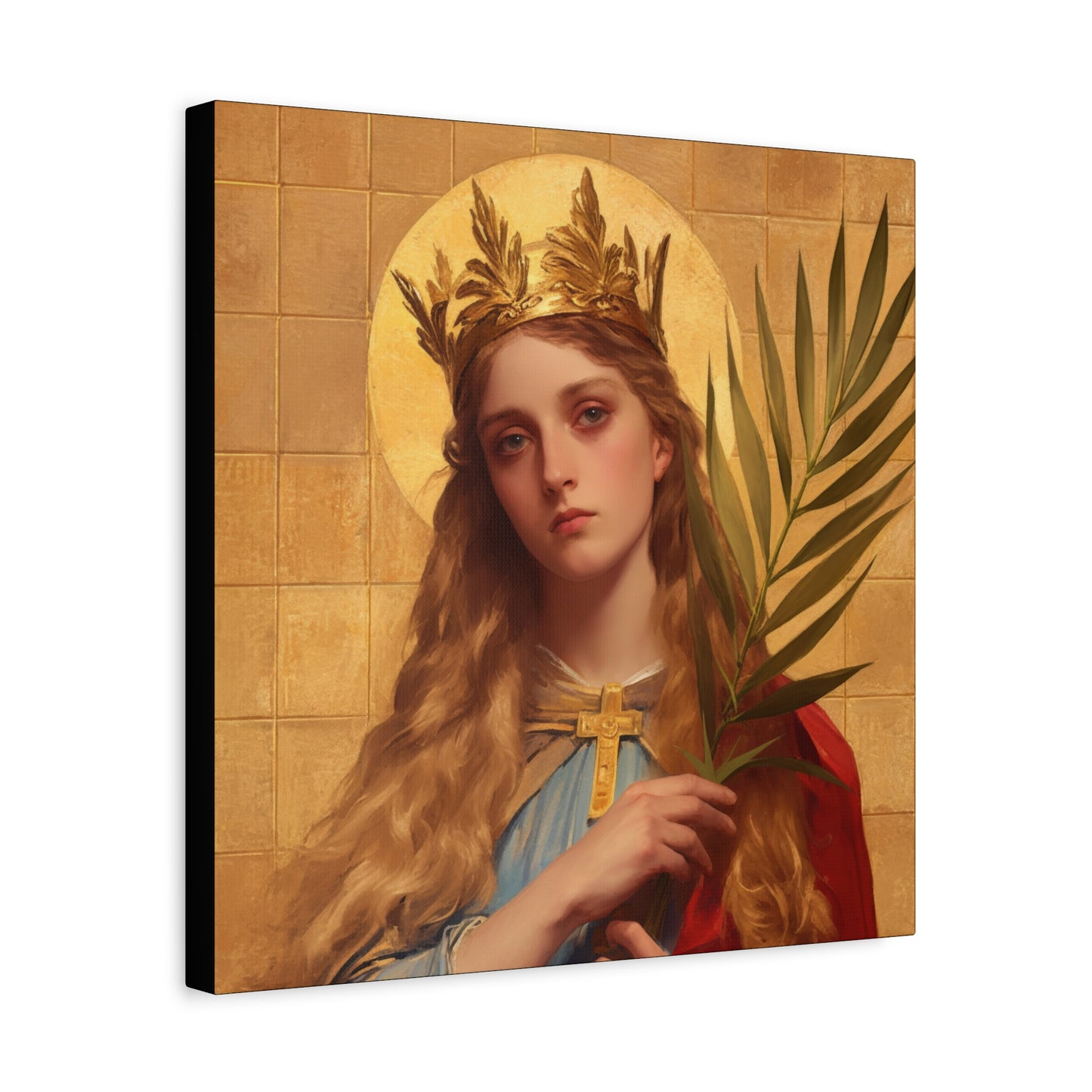 Saint Agrippina - Gallery Wrapped Canvas - Print - Religious Art for your Home - Catholic Art