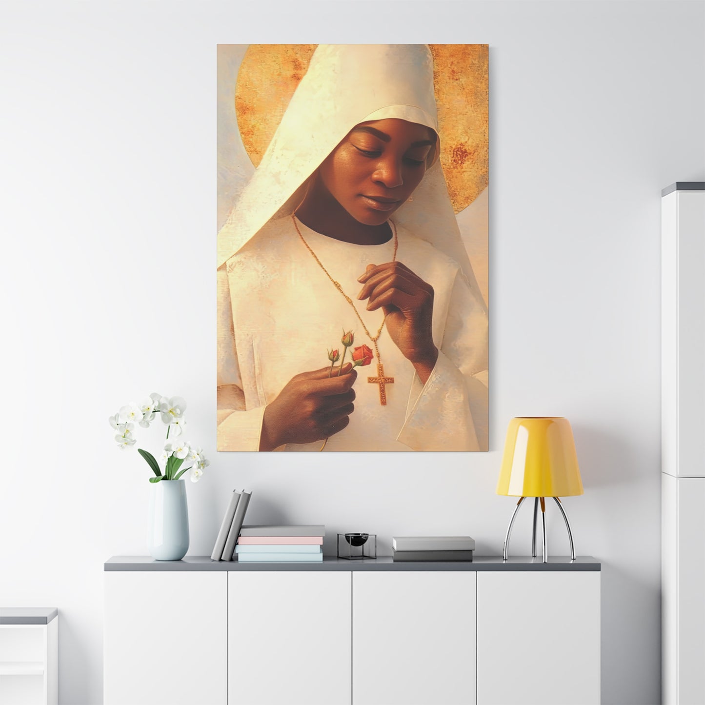 Blessed Marie-Clementine Anuarite Nengapeta - Gallery Wrapped Canvas - Print - Religious Art for your Home - Catholic art print