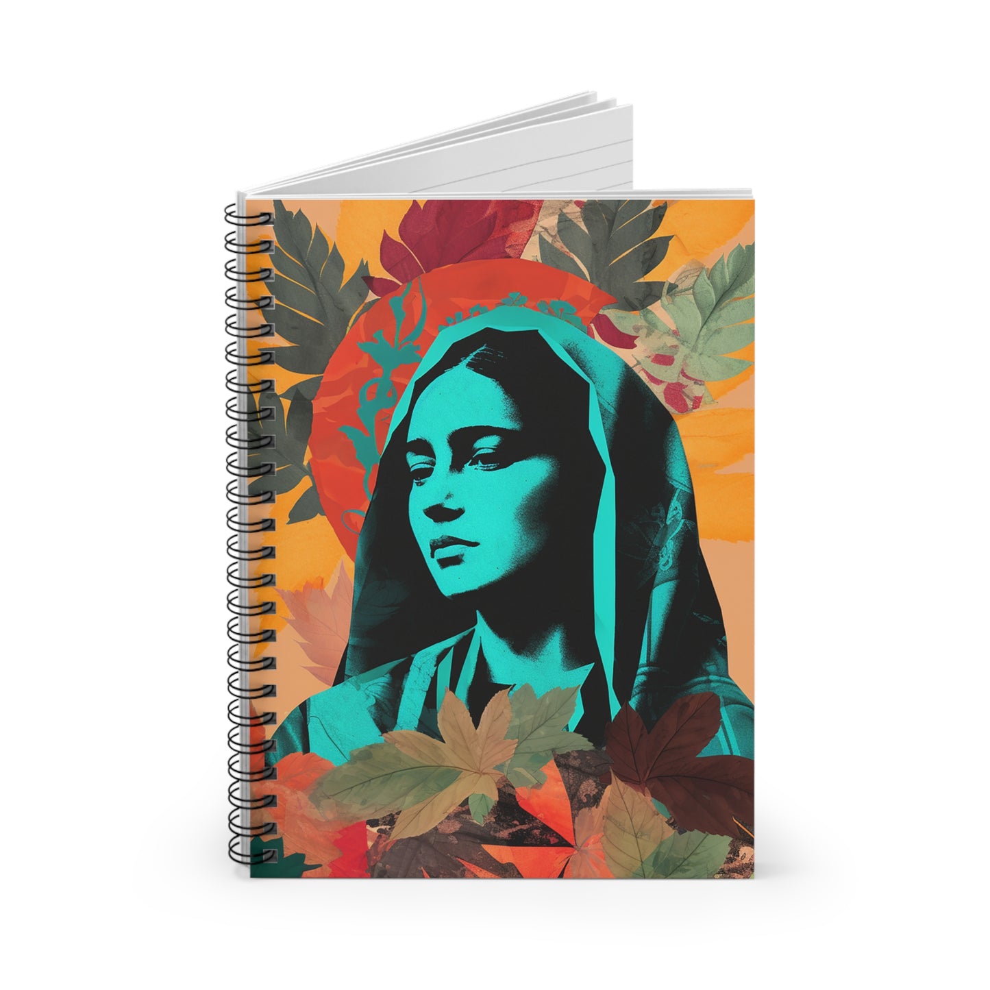 Our Lady of Guadalupe Journal - Sanctified Souls Art - Religious Based Notebook - Spiral Notebook - Ruled Line