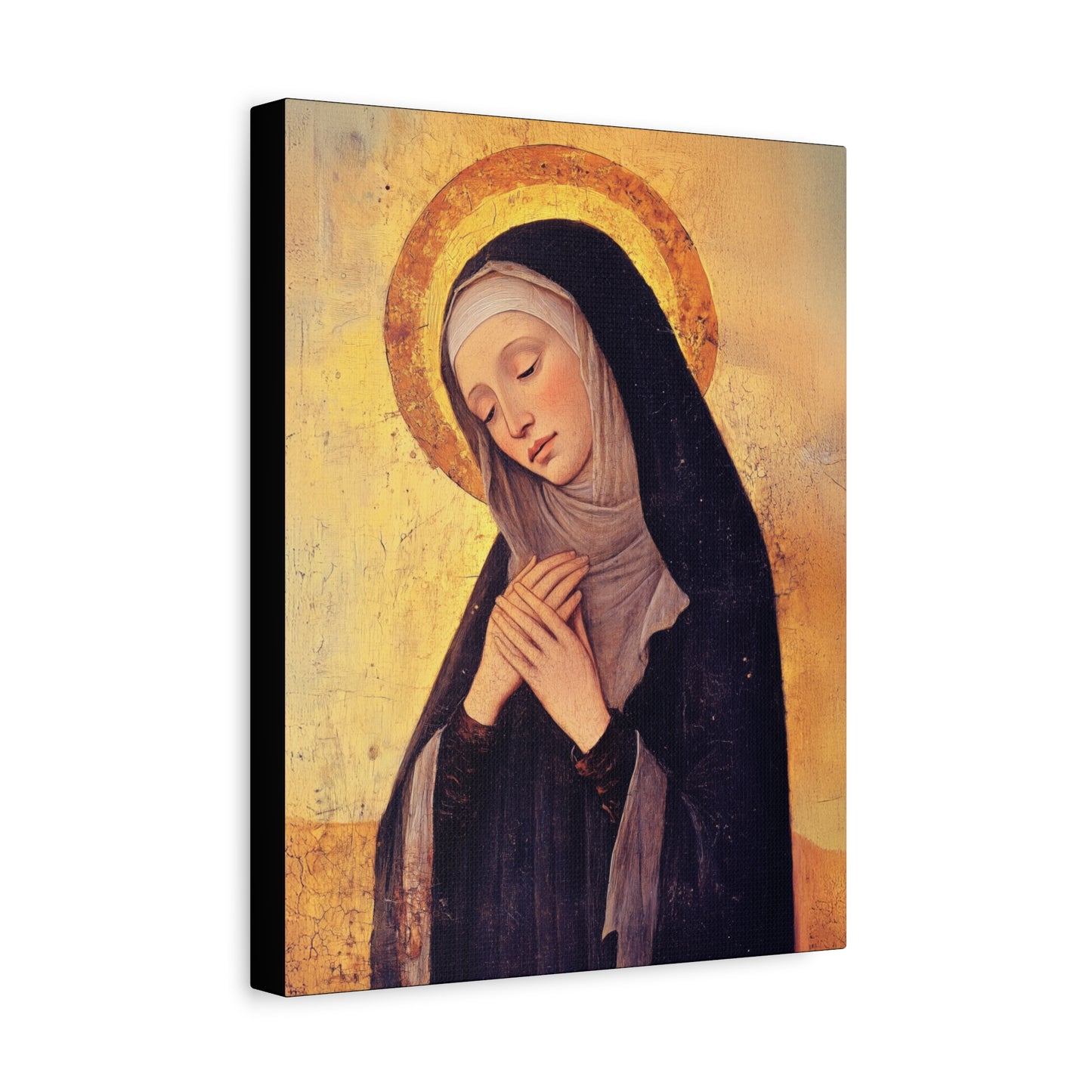 Saint Syncletica of Alexandria - Desert Mother - Gallery Wrapped Canvas - Print - Religious Art for your Home - Catholic